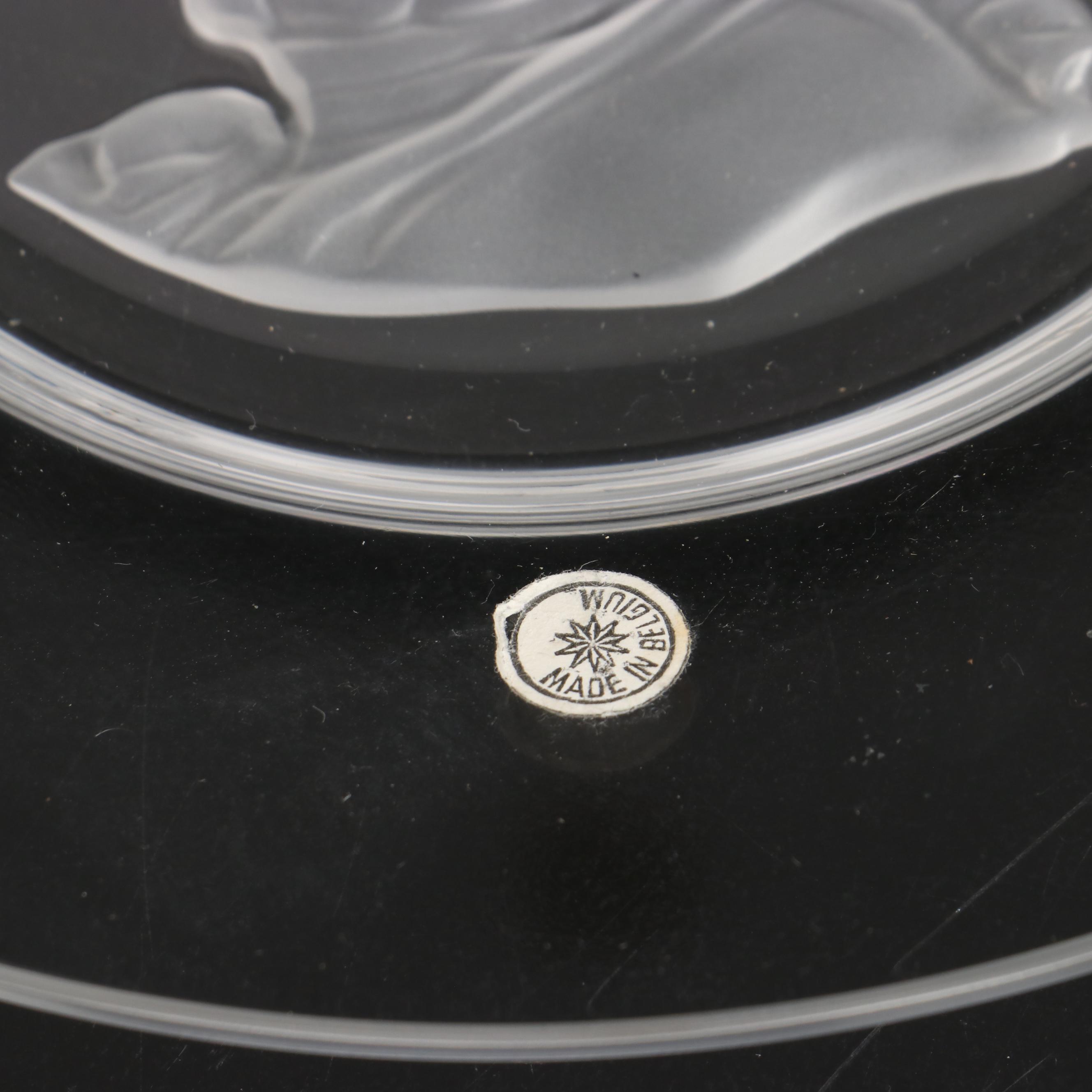 Val St. Lambert "Van Gogh" and Other Old Masters Crystal Plates