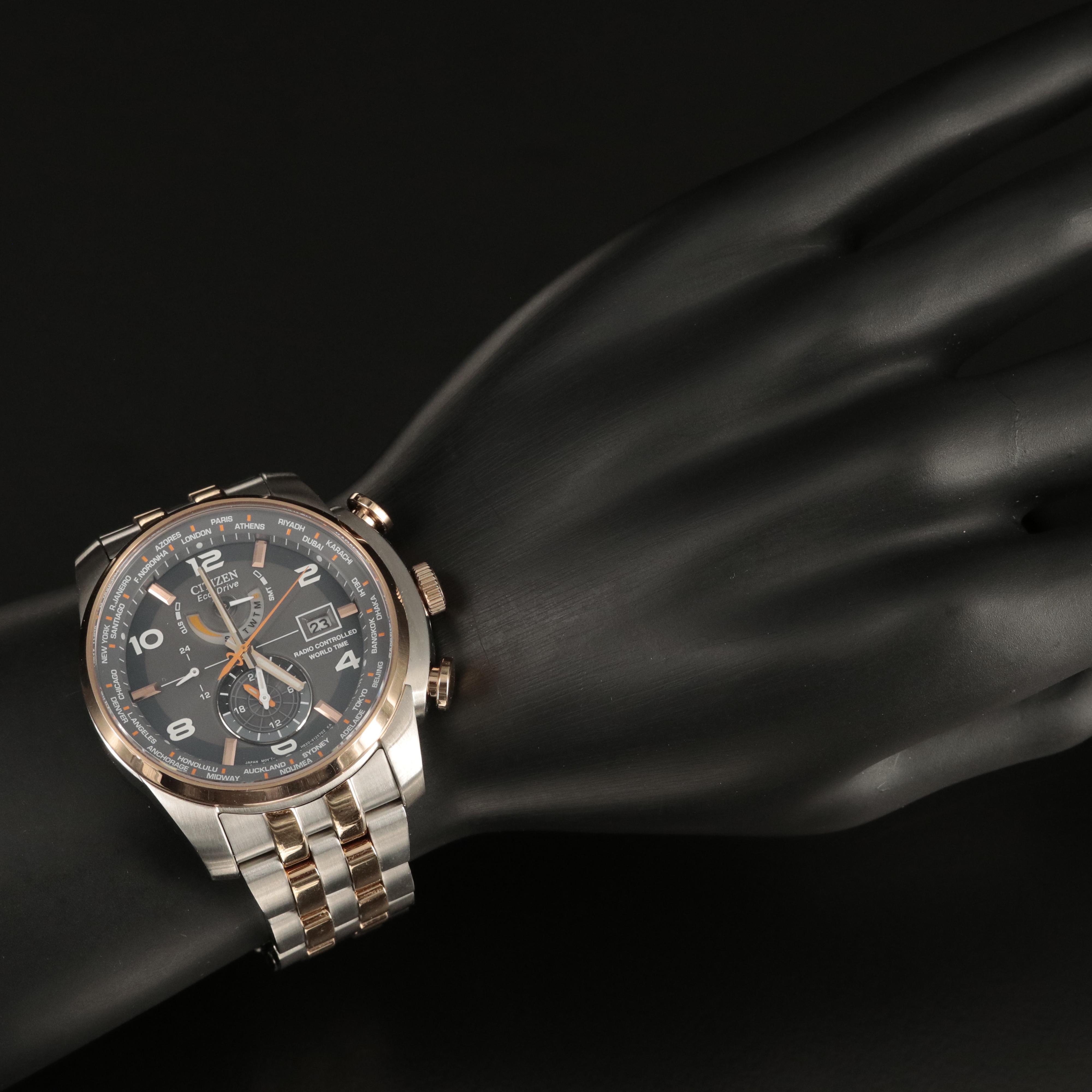 Citizen Eco Drive Radio Controlled World Time Watch