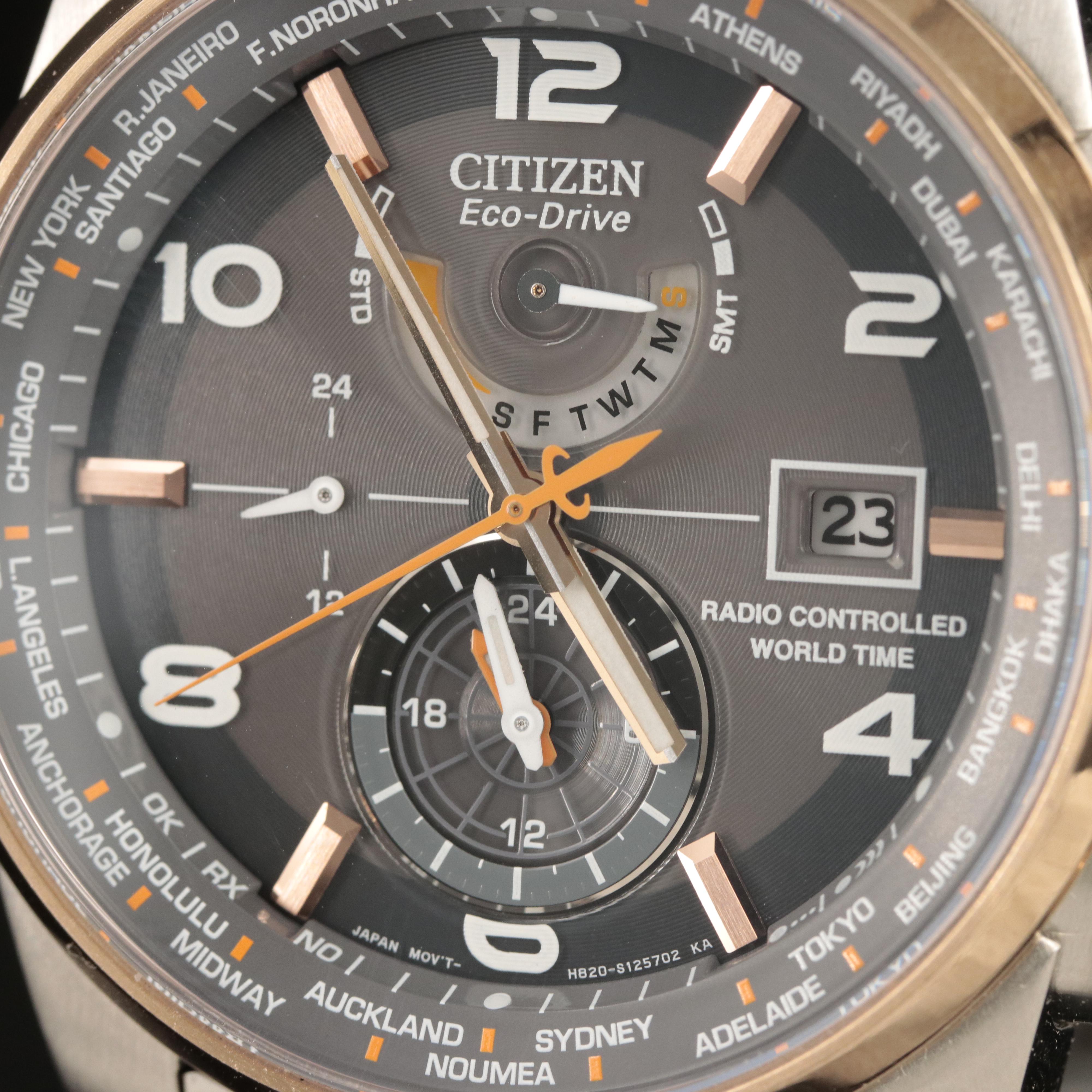 Citizen Eco Drive Radio Controlled World Time Watch