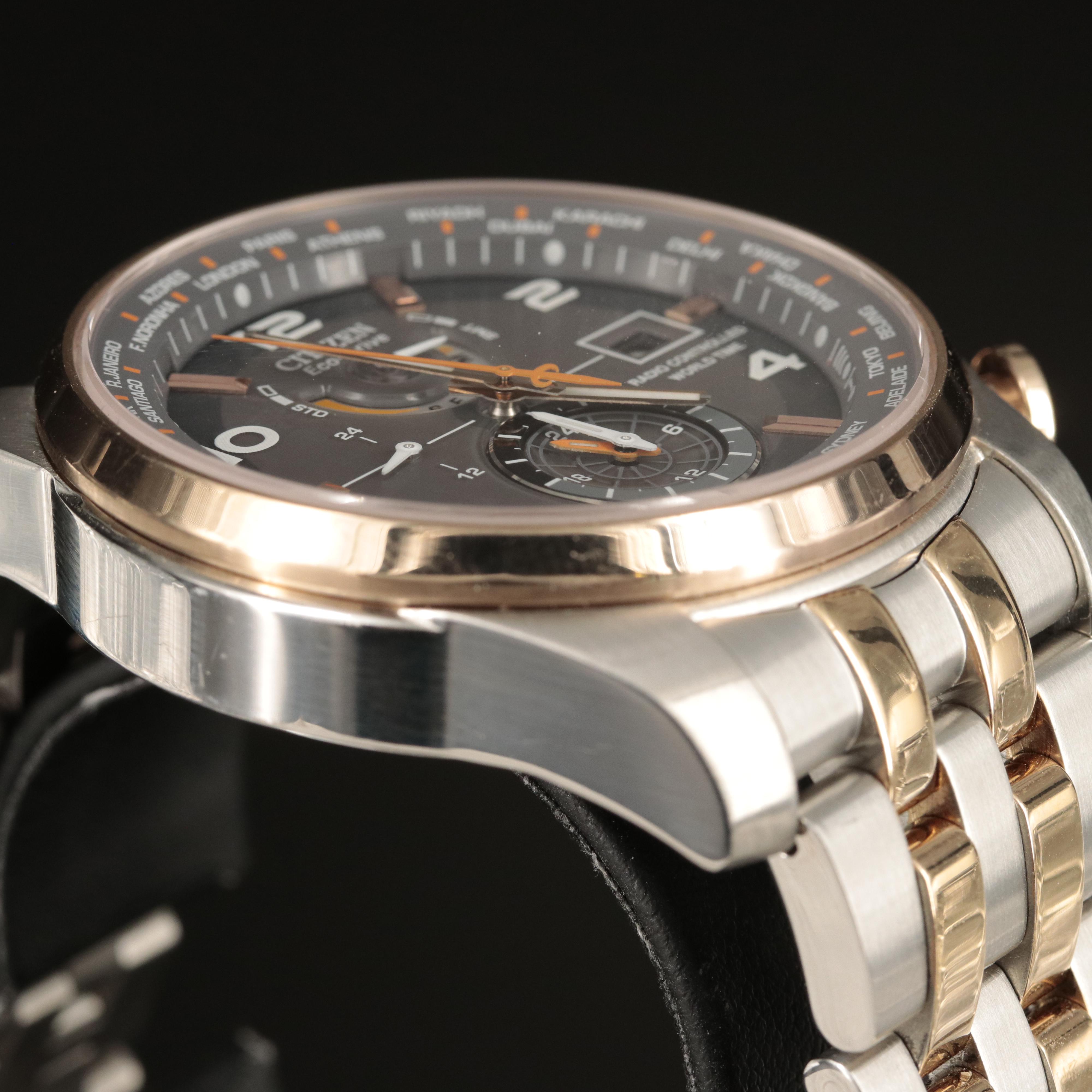 Citizen Eco Drive Radio Controlled World Time Watch