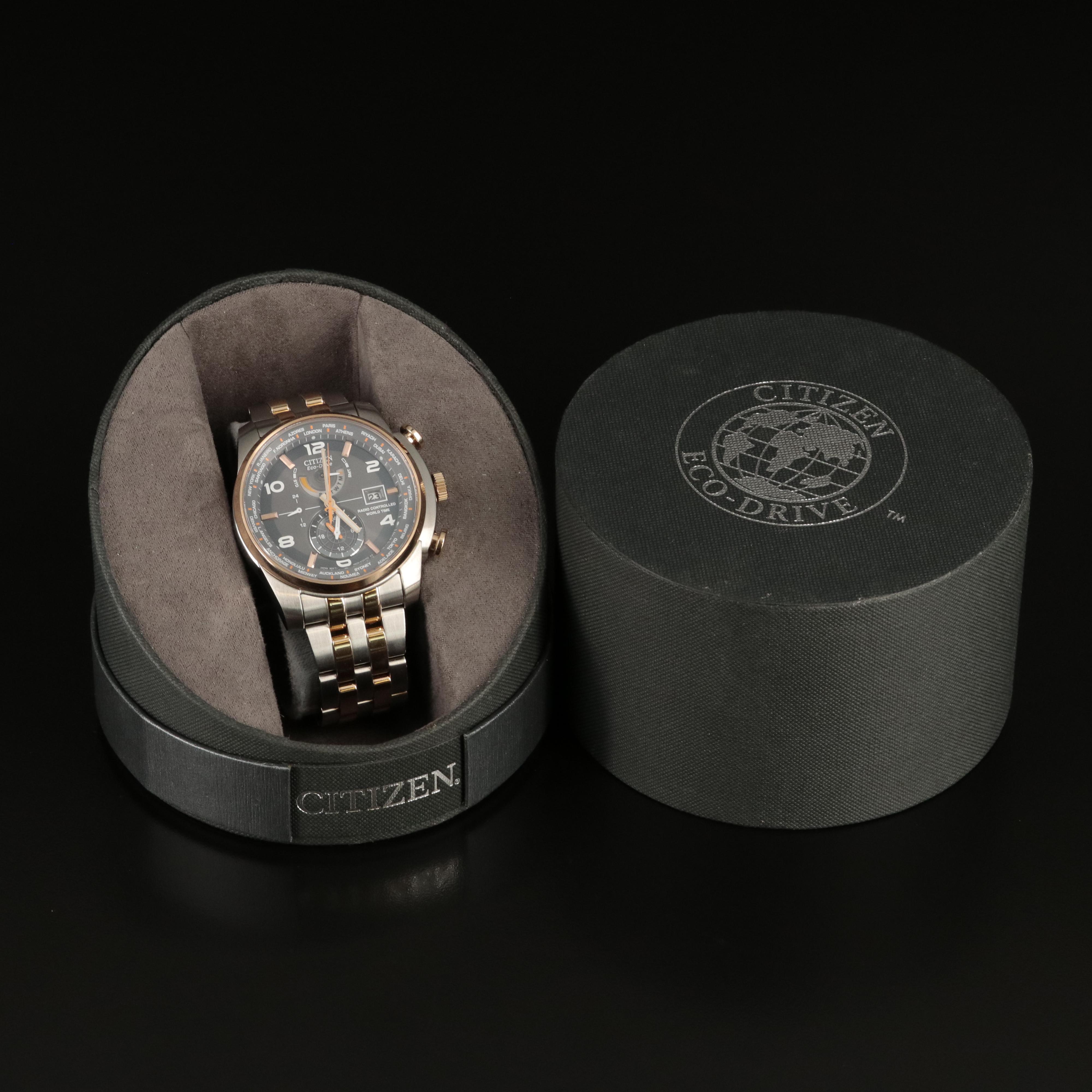 Citizen Eco Drive Radio Controlled World Time Watch