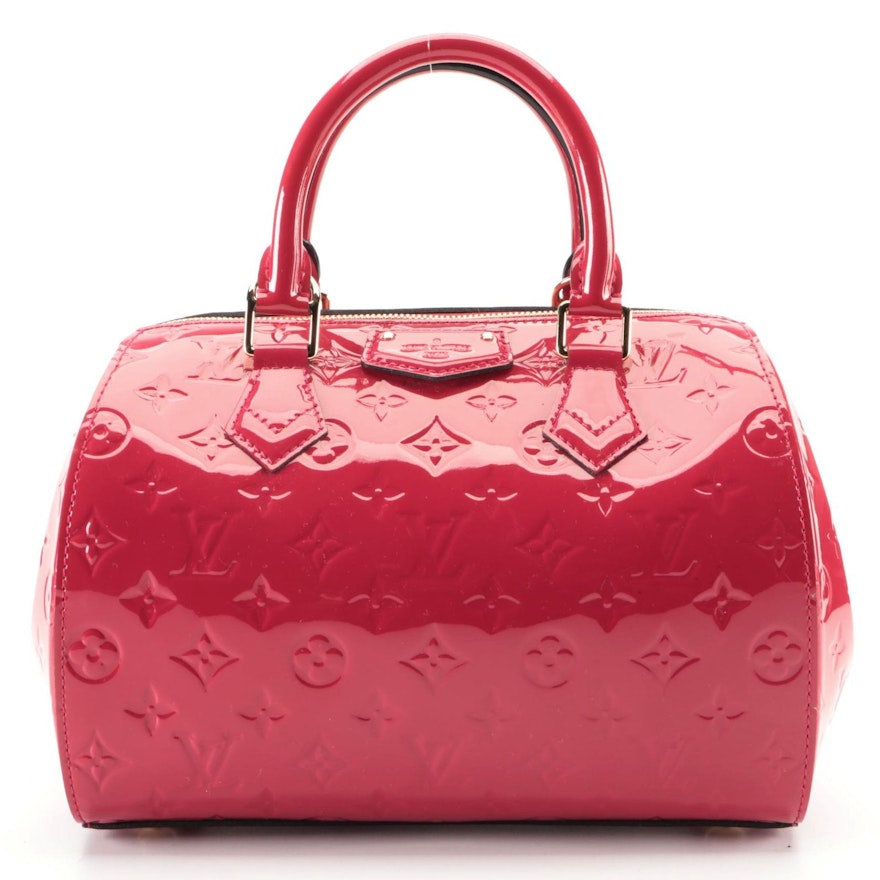 Louis Vuitton Montana Boston Bag in Indian Rose Monogram Vernis