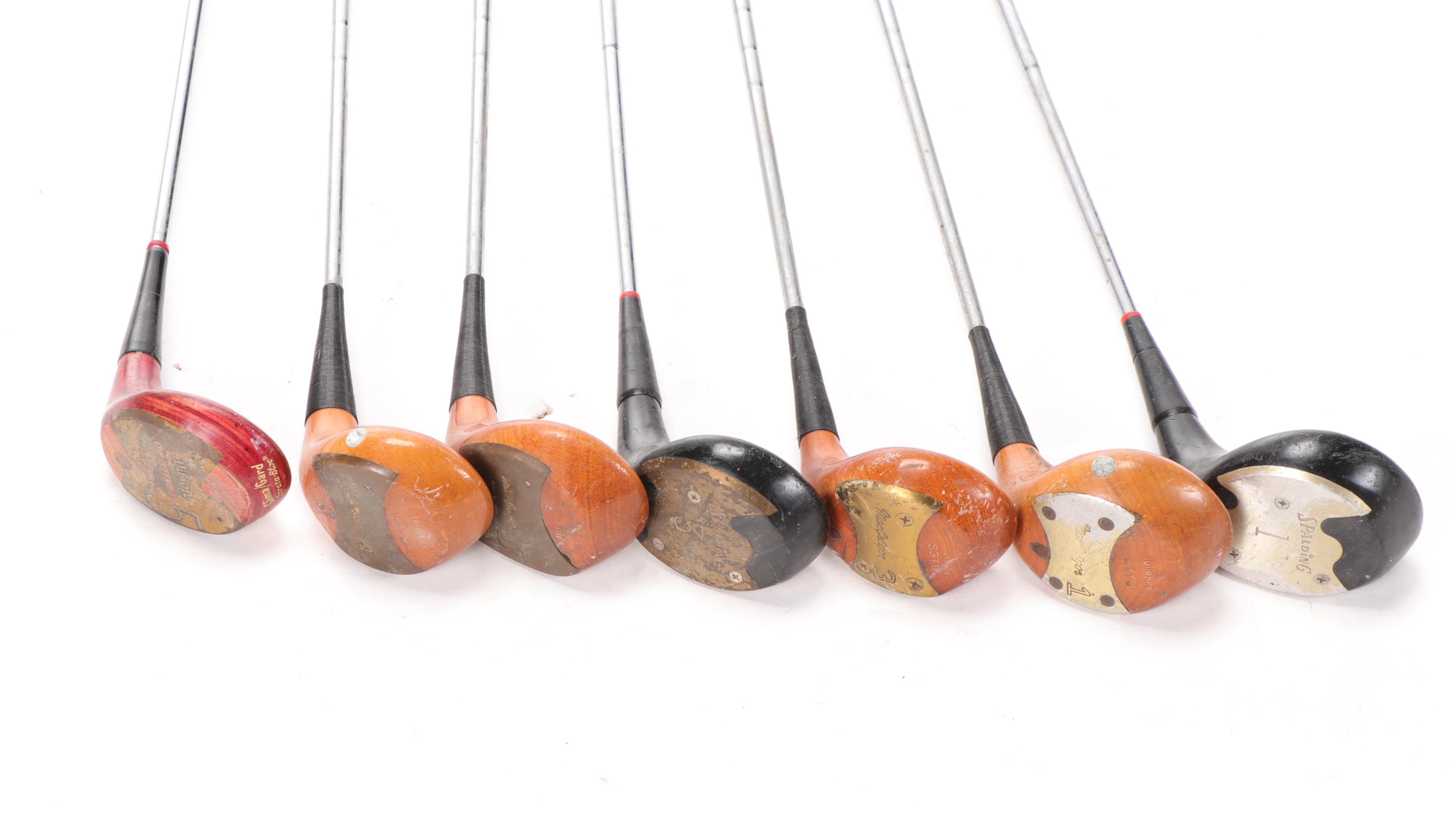 Dynatour Oversize Irons with Assorted Woods and Other Golf Clubs with Bags