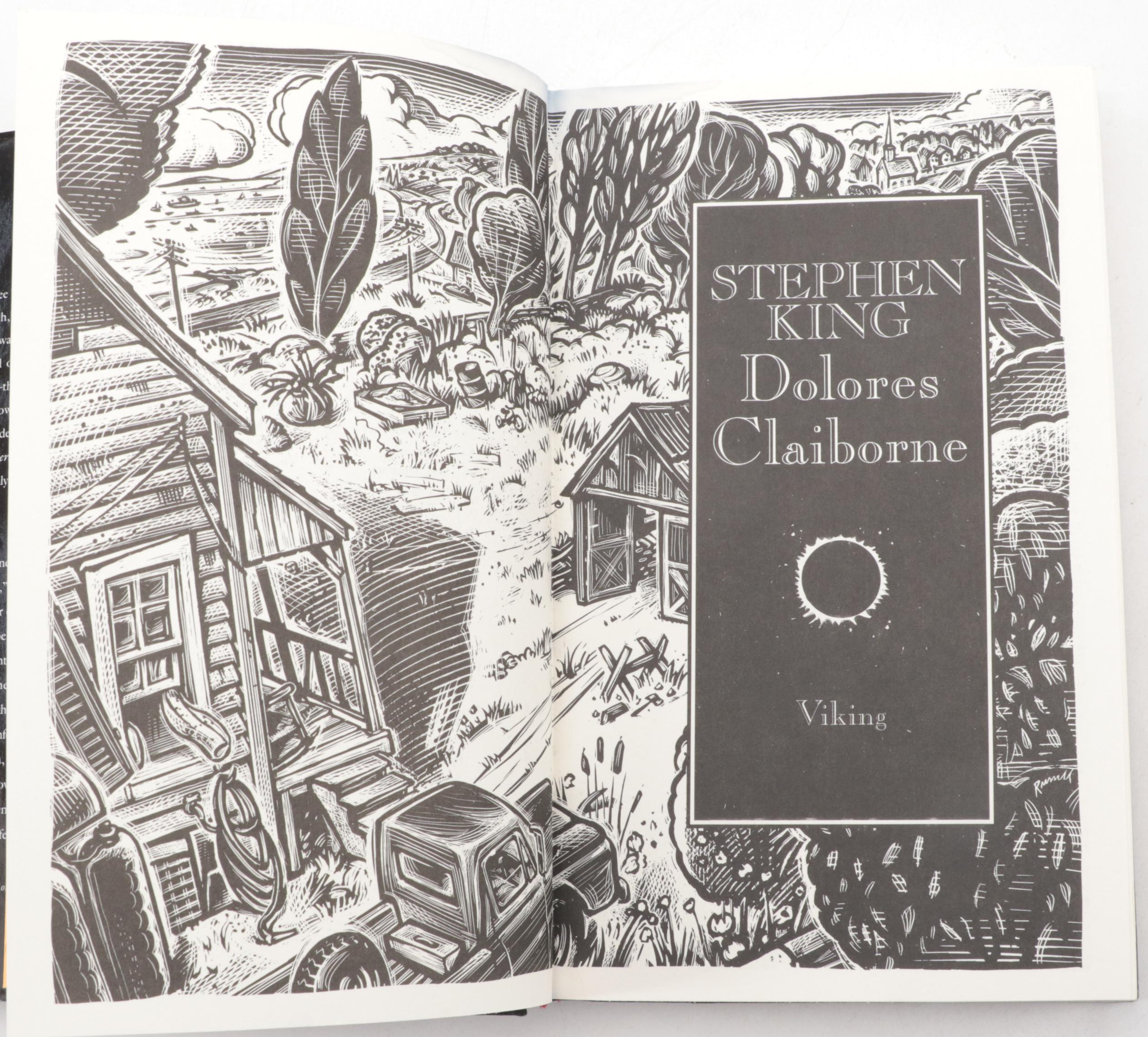 First Edition "Dolores Claiborne" and More First Edition Books by Stephen King