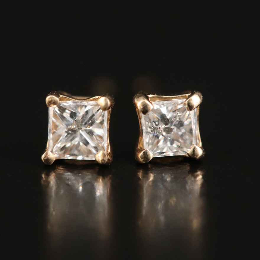 14K 0.20 CTW Diamond Stud Earrings
