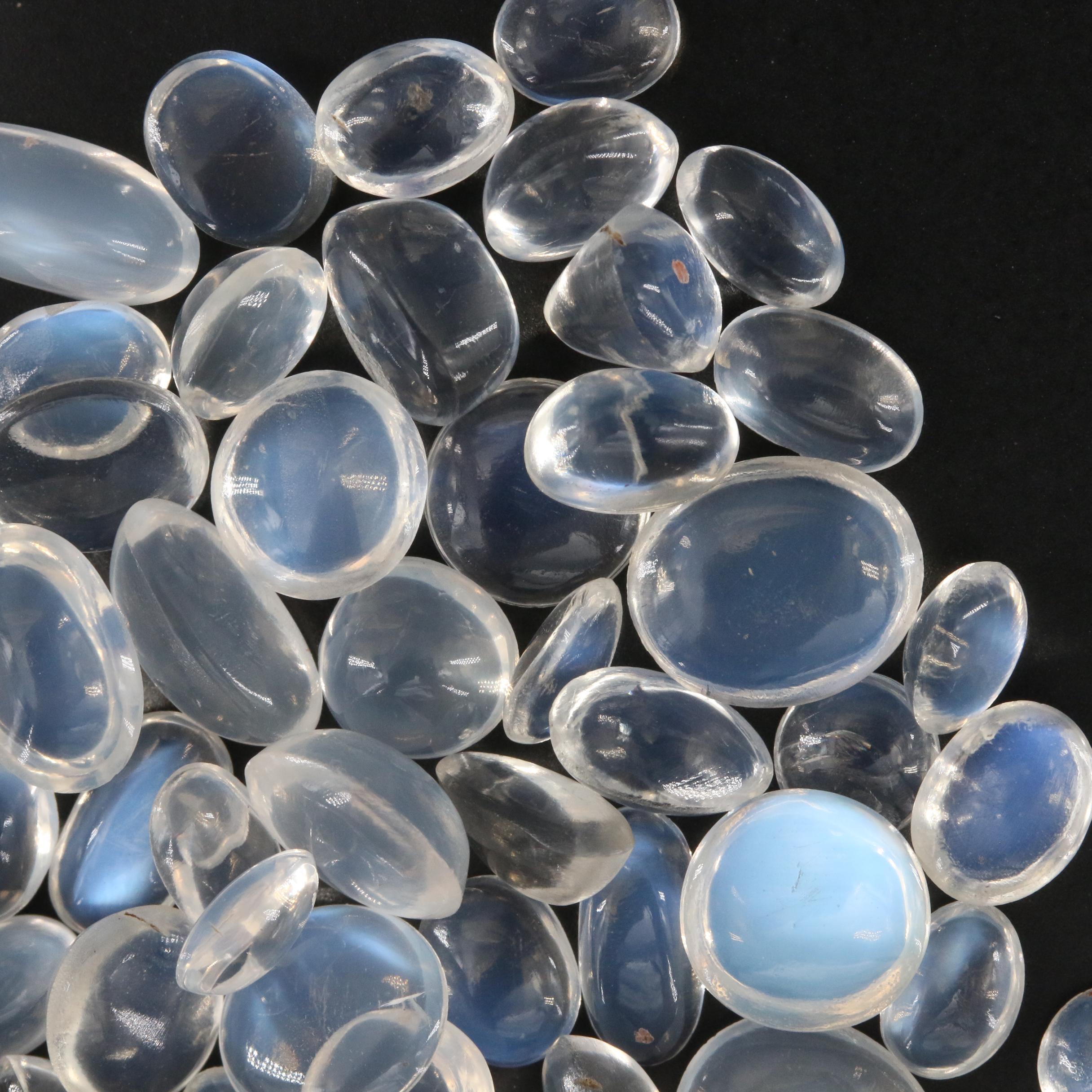 Loose 47.93 CTW Oval Moonstone Cabochon