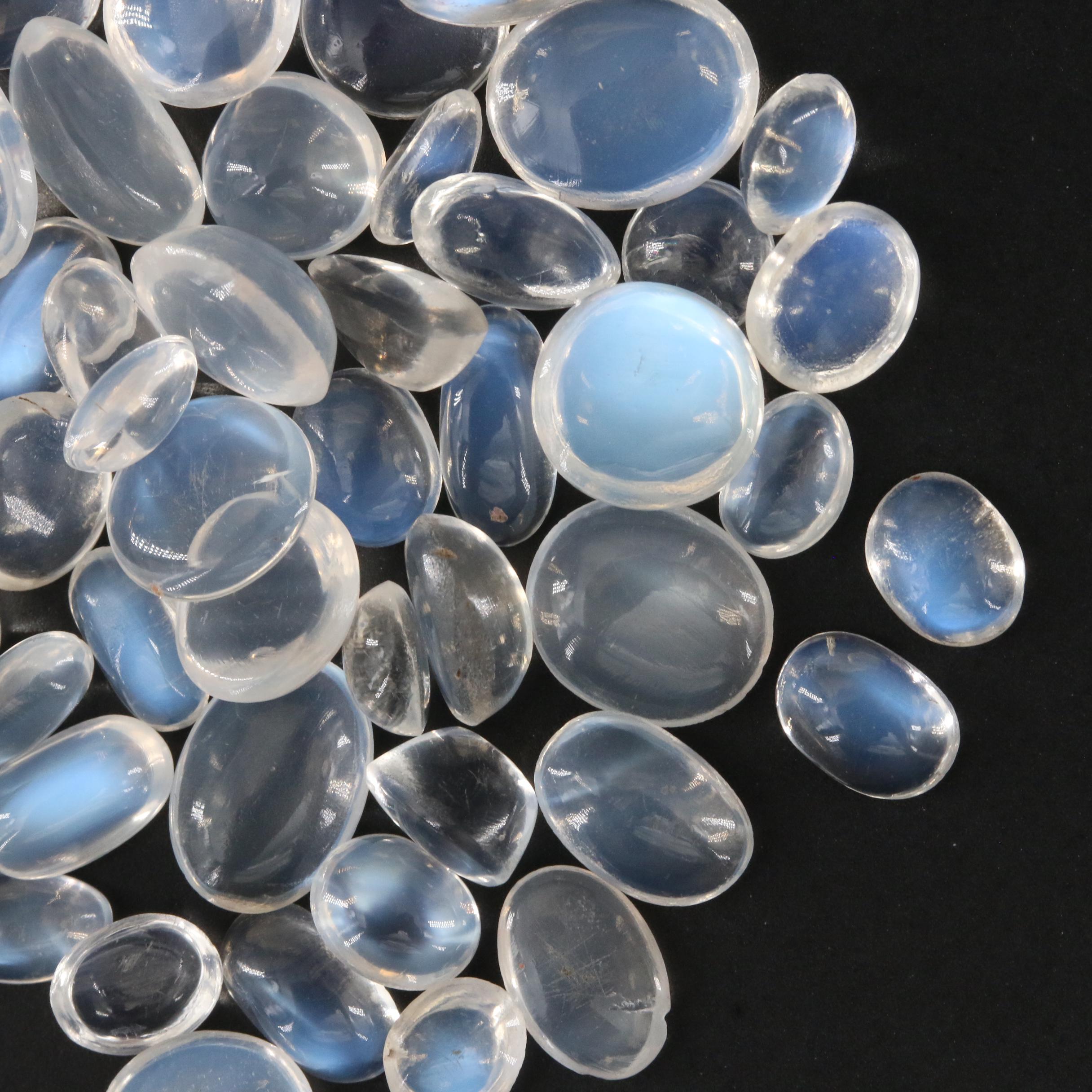 Loose 47.93 CTW Oval Moonstone Cabochon