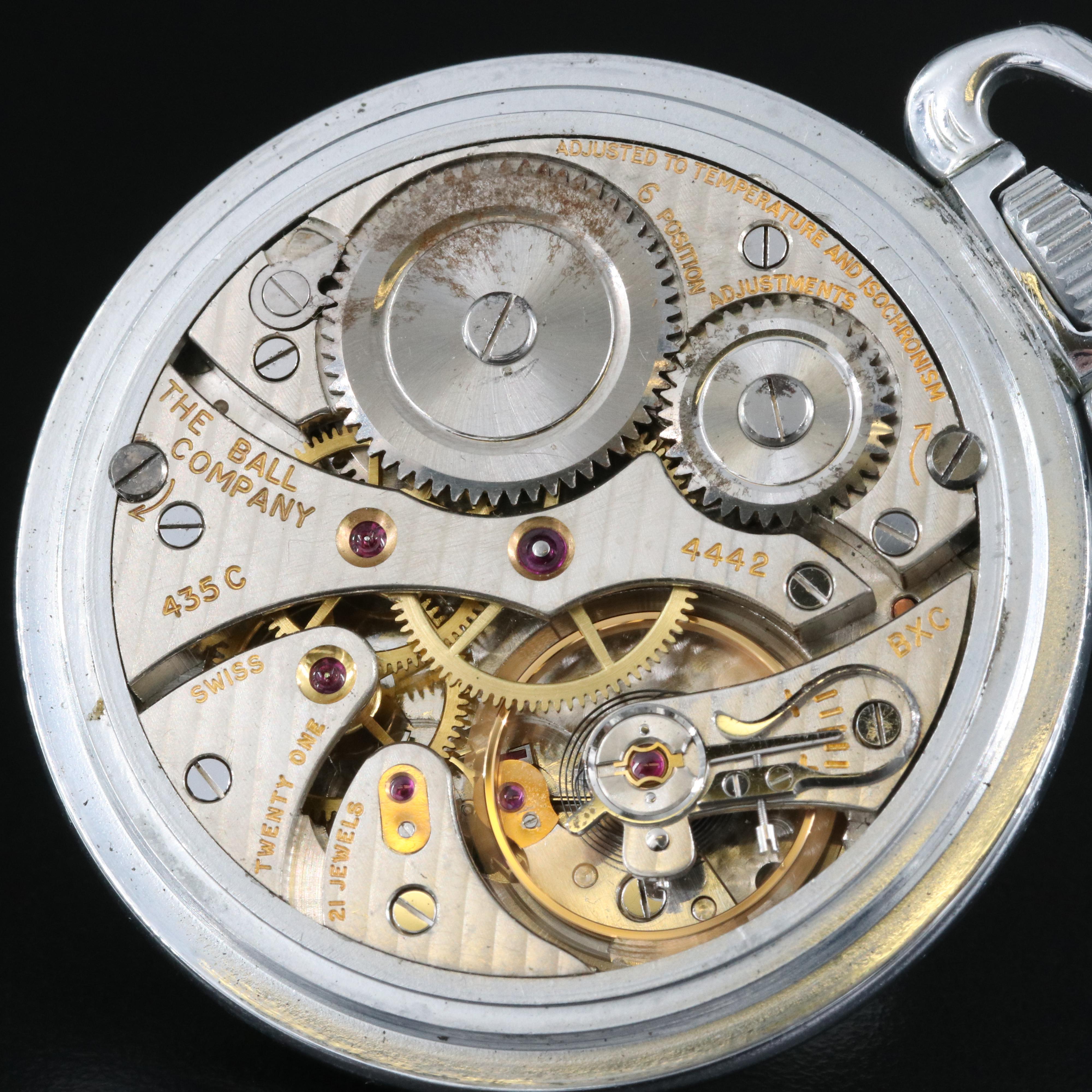 1960 Ball Railroad Grade Pocket Watch