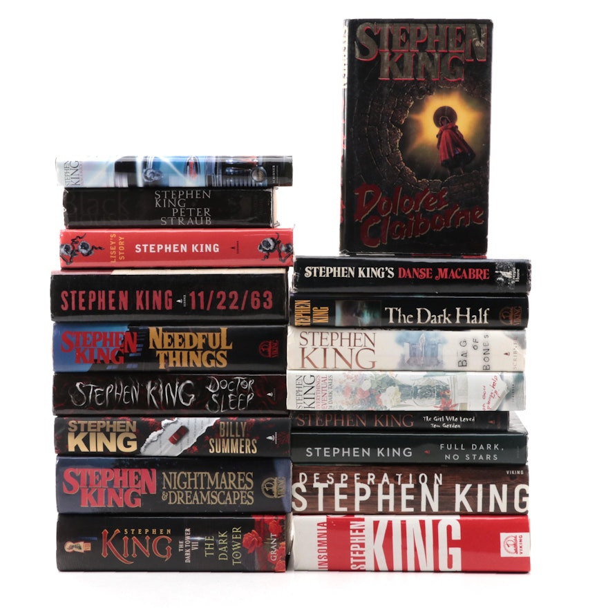 First Edition "Dolores Claiborne" and More First Edition Books by Stephen King