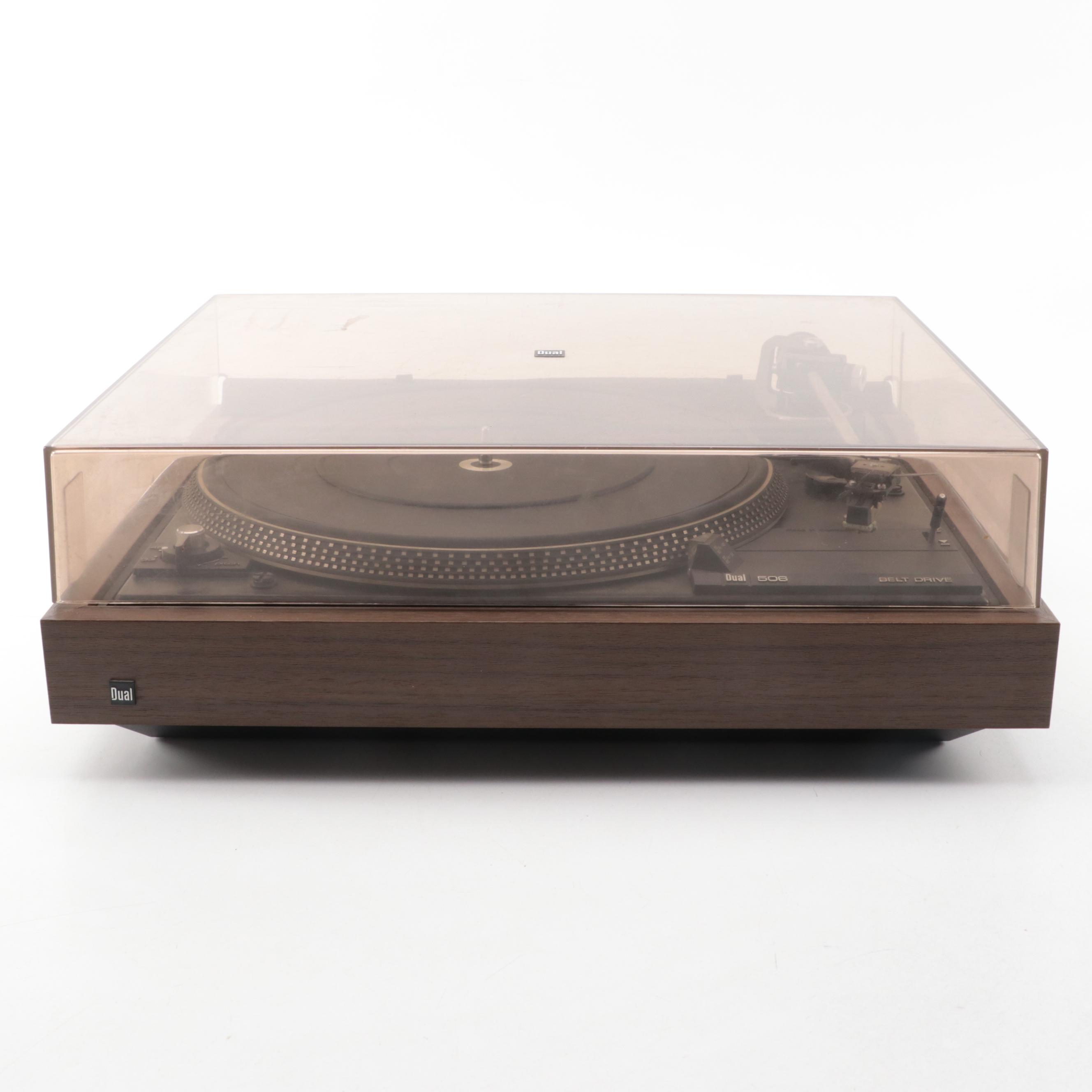 Dual CS 506 2-Speed Belt Drive Turntable Record Player, Late 20th Century