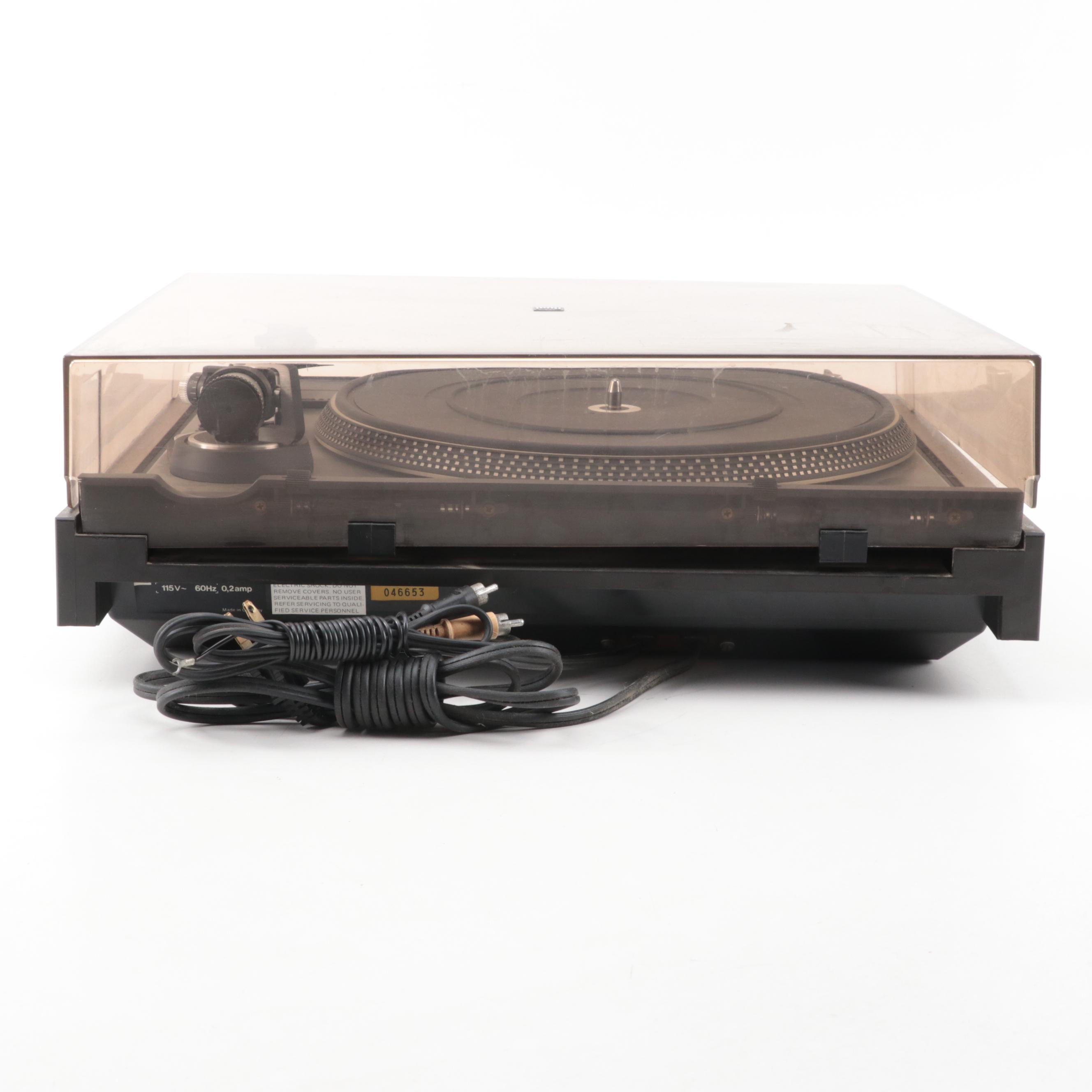 Dual CS 506 2-Speed Belt Drive Turntable Record Player, Late 20th Century