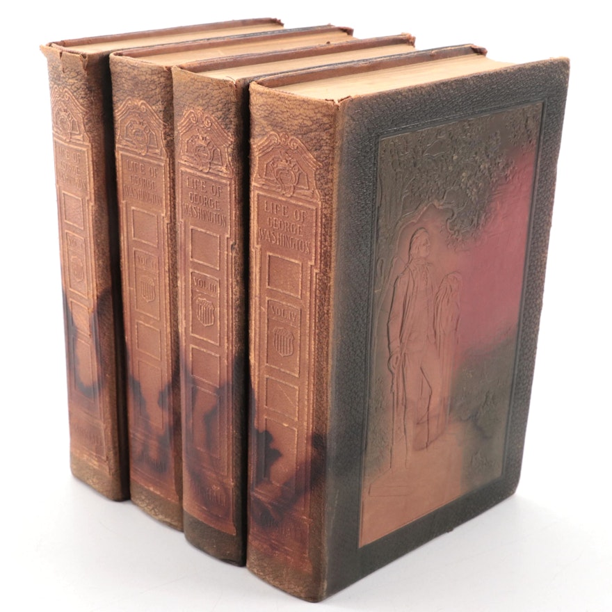 "The Life of George Washington" Four-Volume Set by John Marshall, 1926