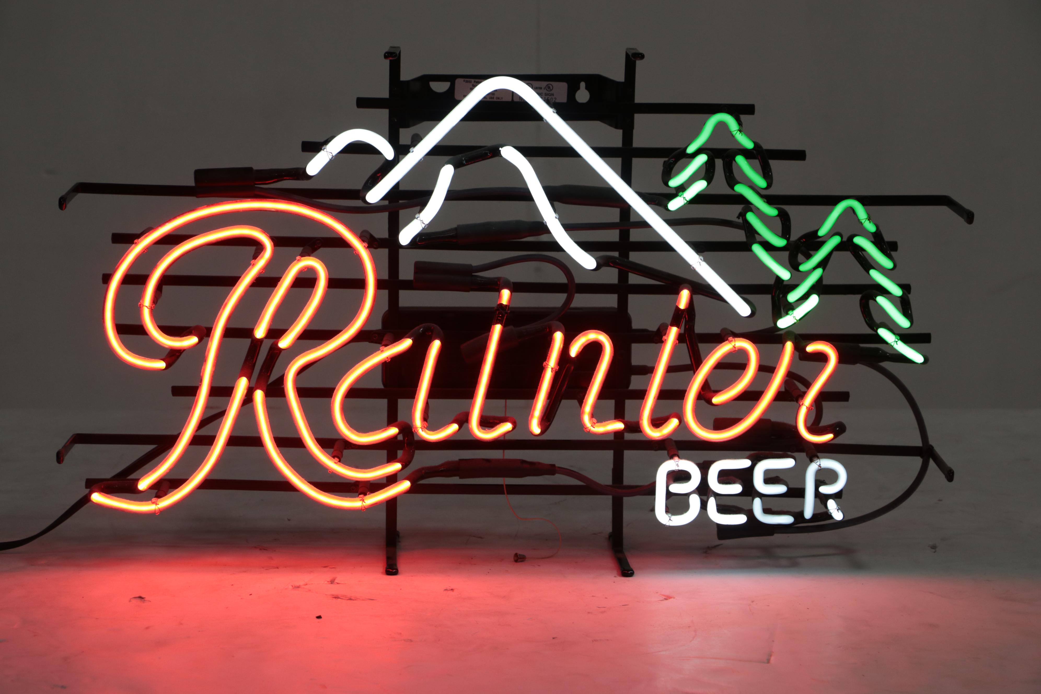 Evertron Rainier Beer Neon Sign