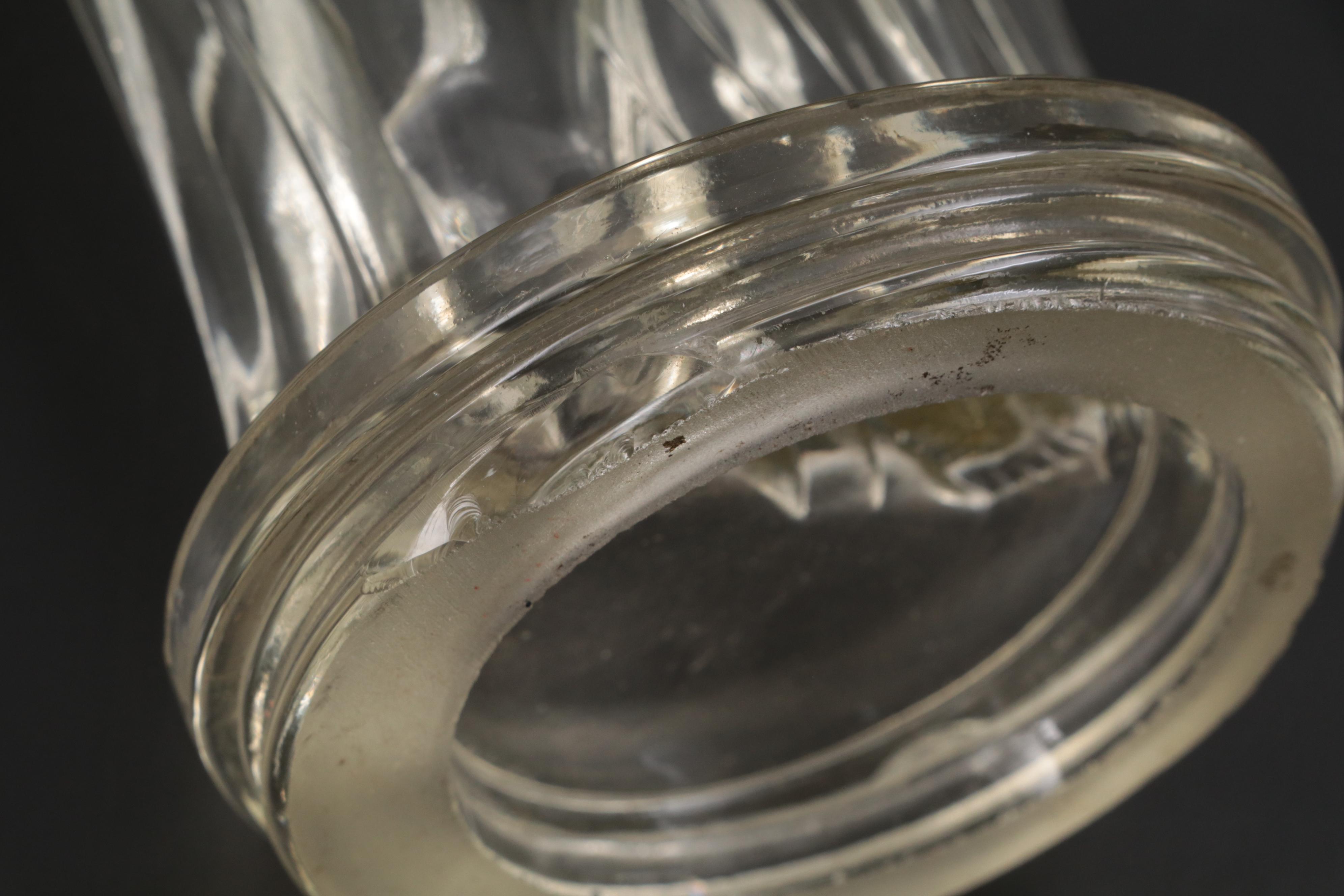 Art Deco Molded Glass Isadora Duncan Car Mascot after Lucille Sevin