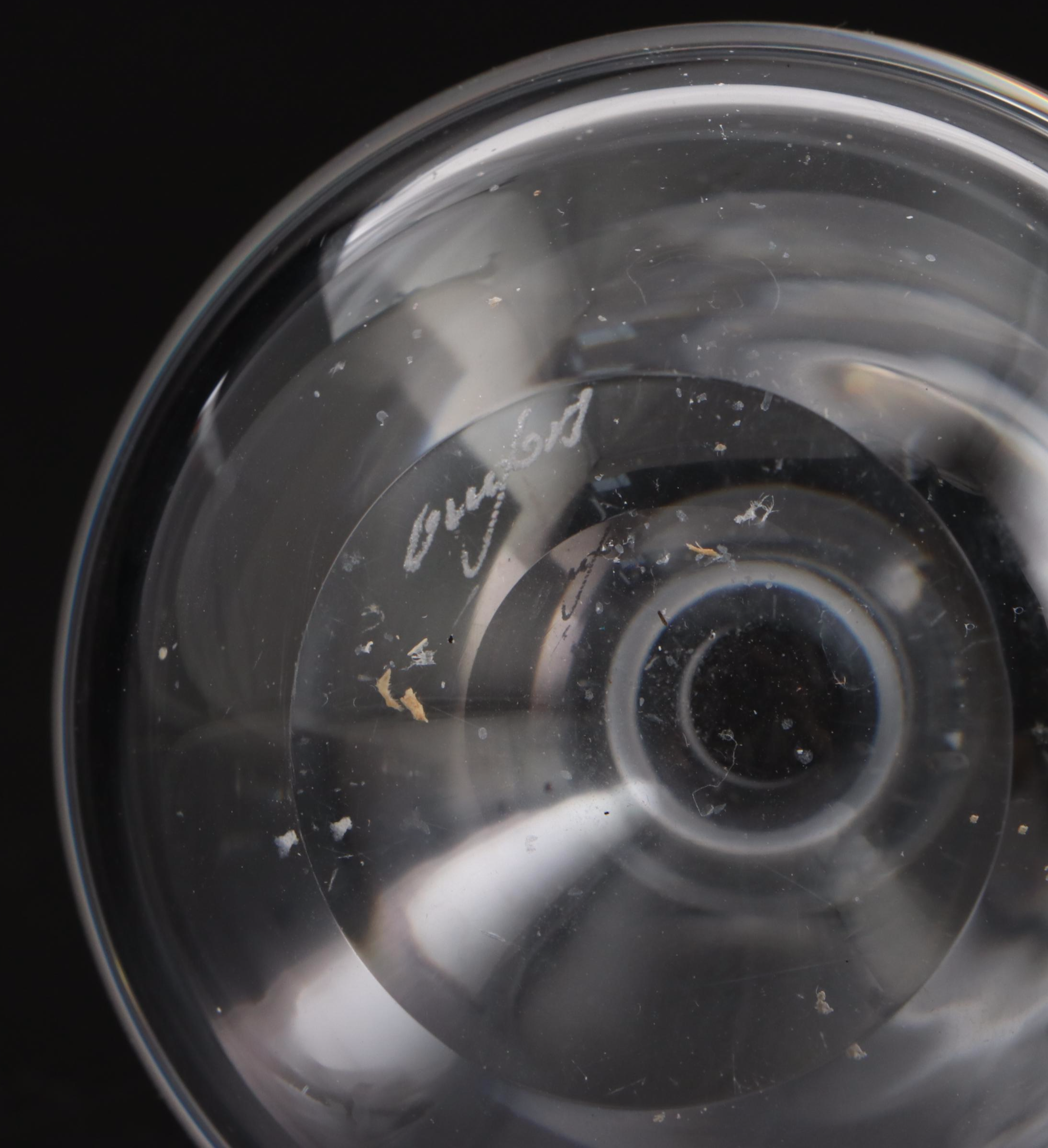 Orrefors "Marguerite" Crystal Perfume Bottle and Stopper