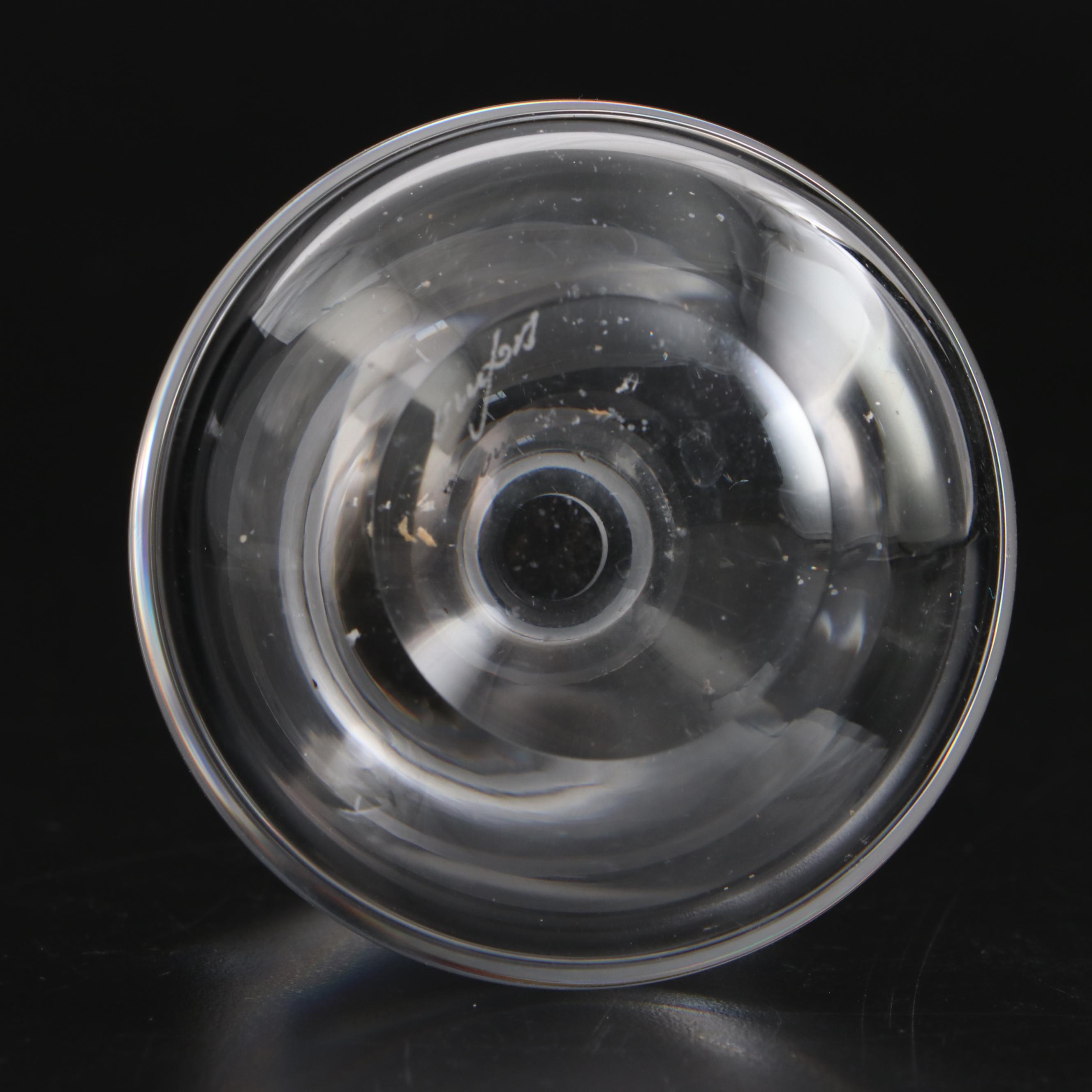 Orrefors "Marguerite" Crystal Perfume Bottle and Stopper