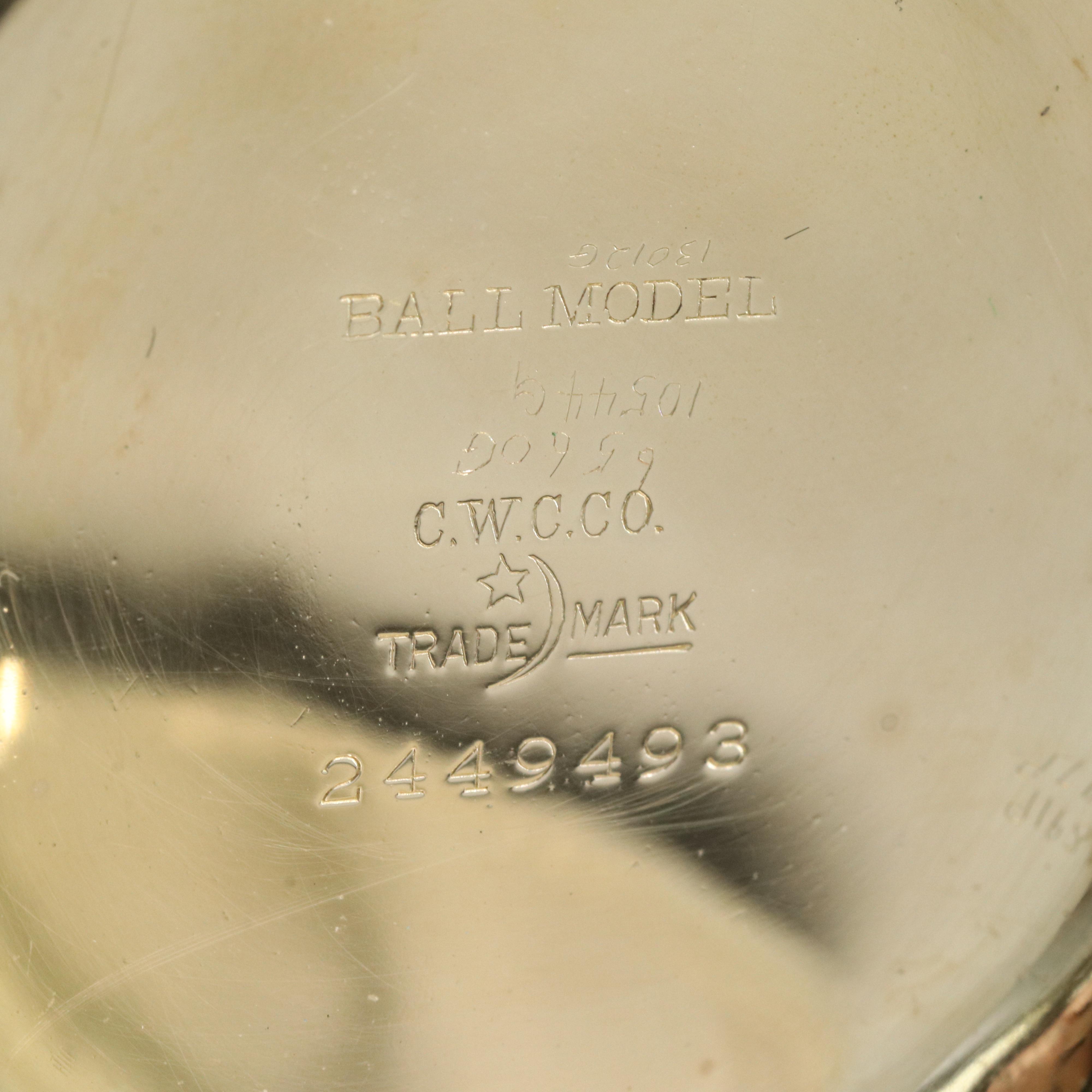 1915 Ball Watch Co. Cleveland "Official Railroad Standard" Pocket Watch