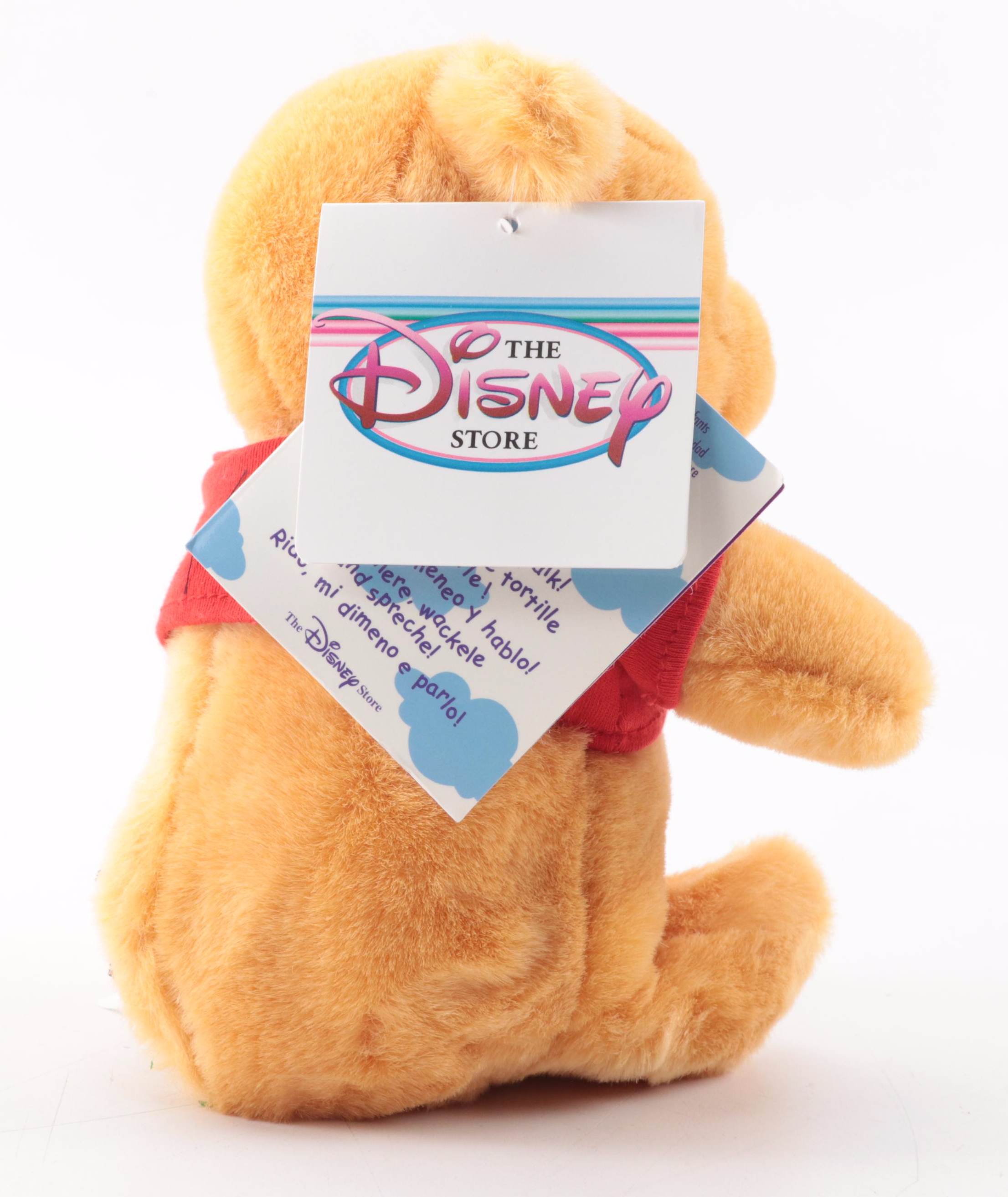 Disney Store Character Stuffed Toys Including Holiday Themed and Others