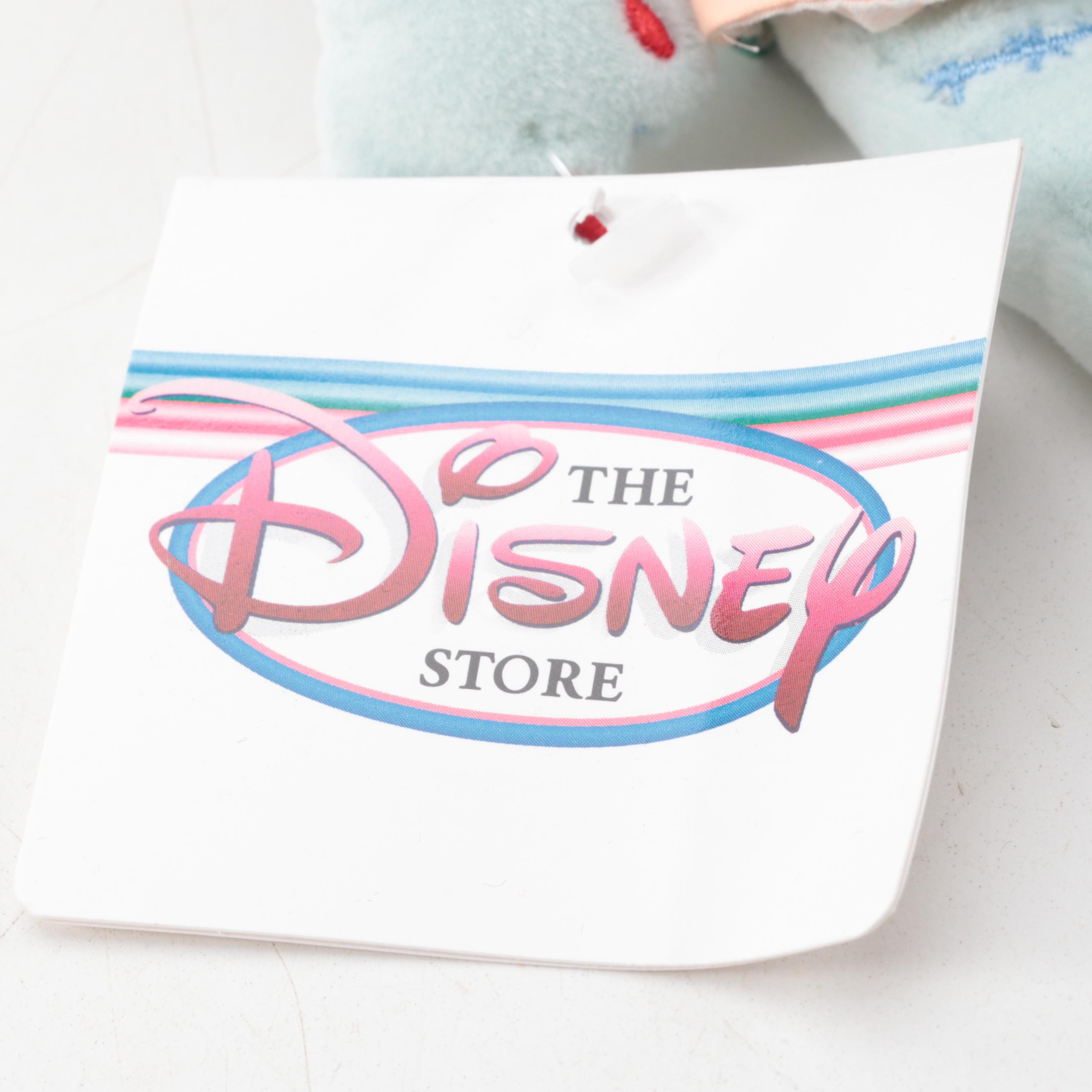 Disney Store Character Stuffed Toys Including Holiday Themed and Others