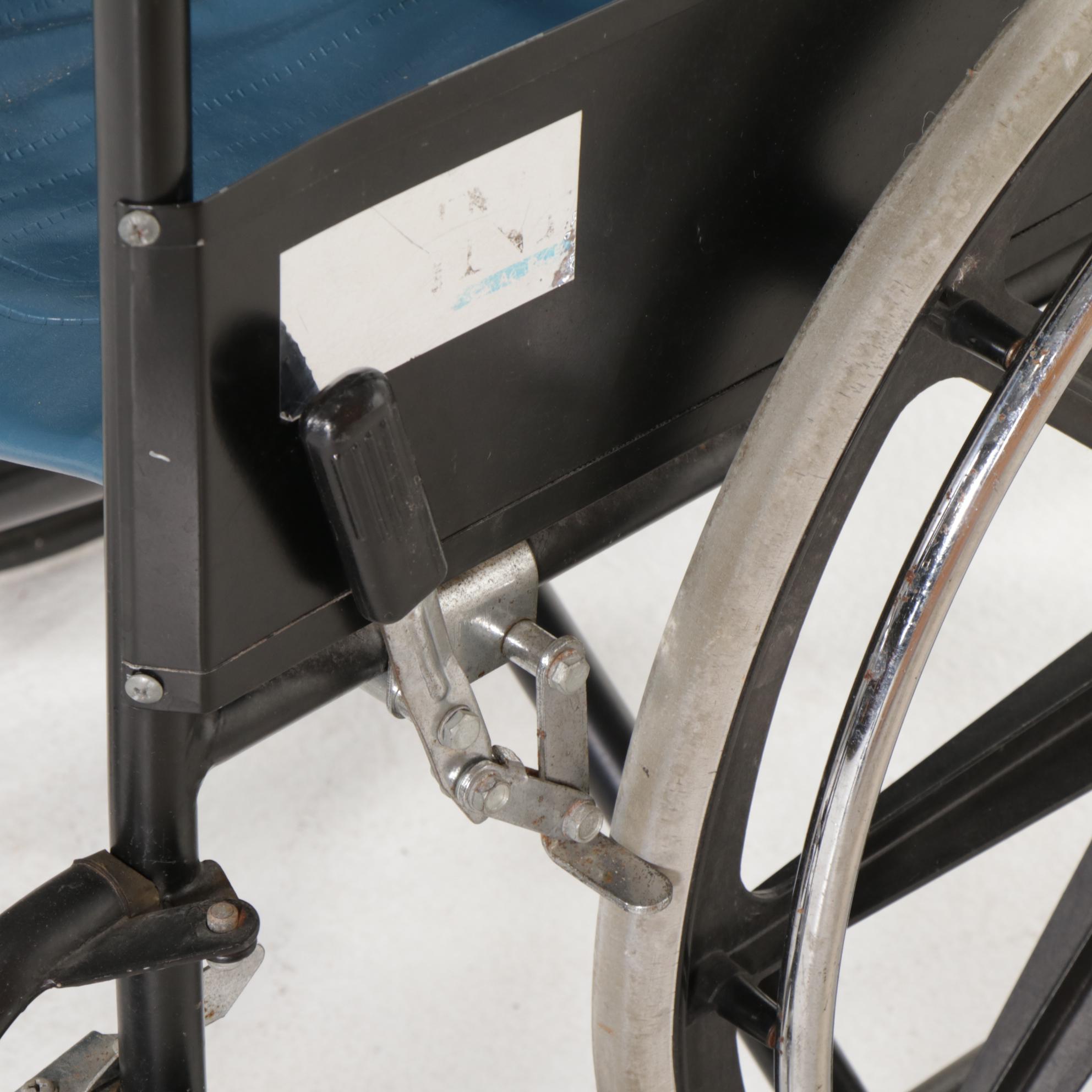 Omni Healthcare Folding Wheelchair, Late 20th Century