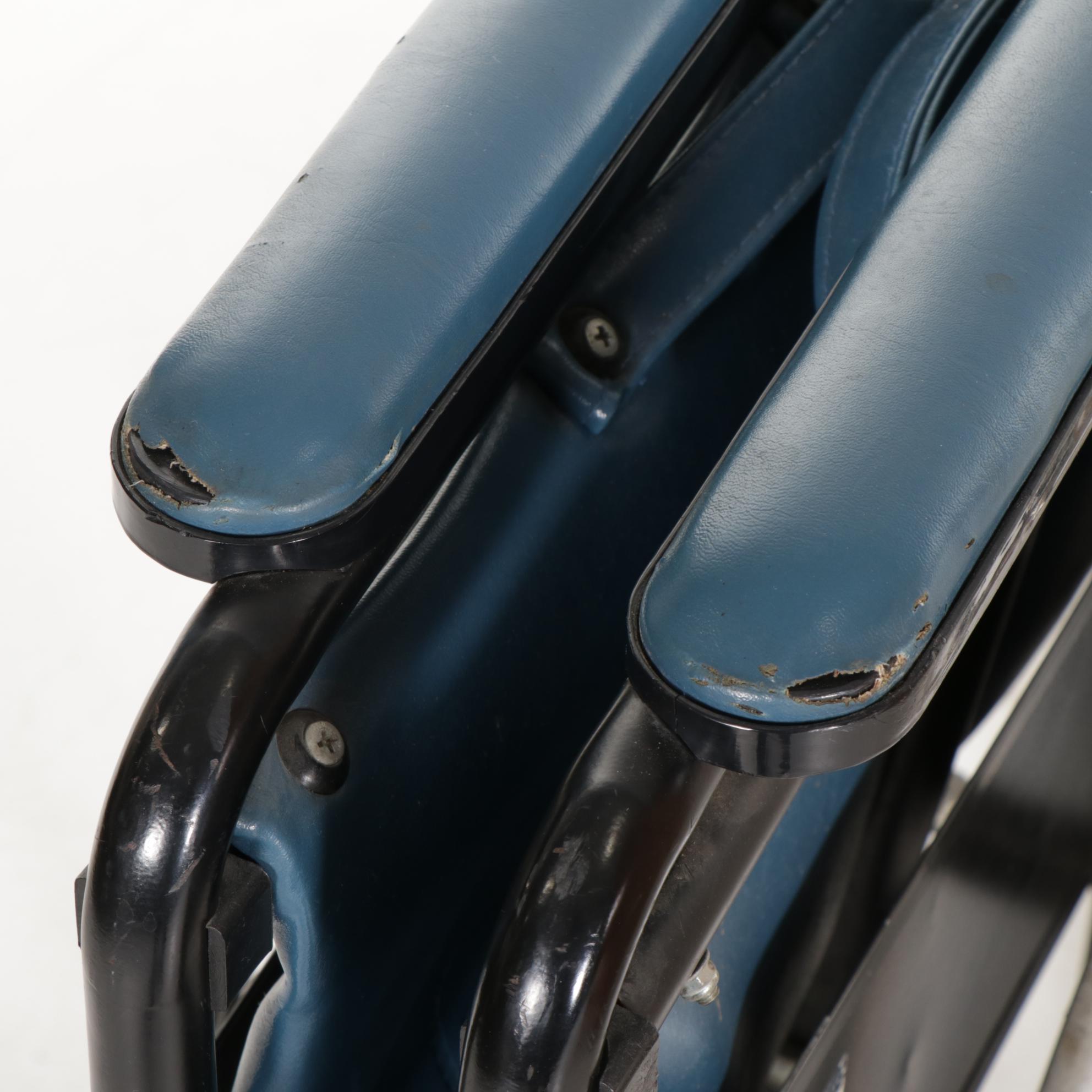 Omni Healthcare Folding Wheelchair, Late 20th Century