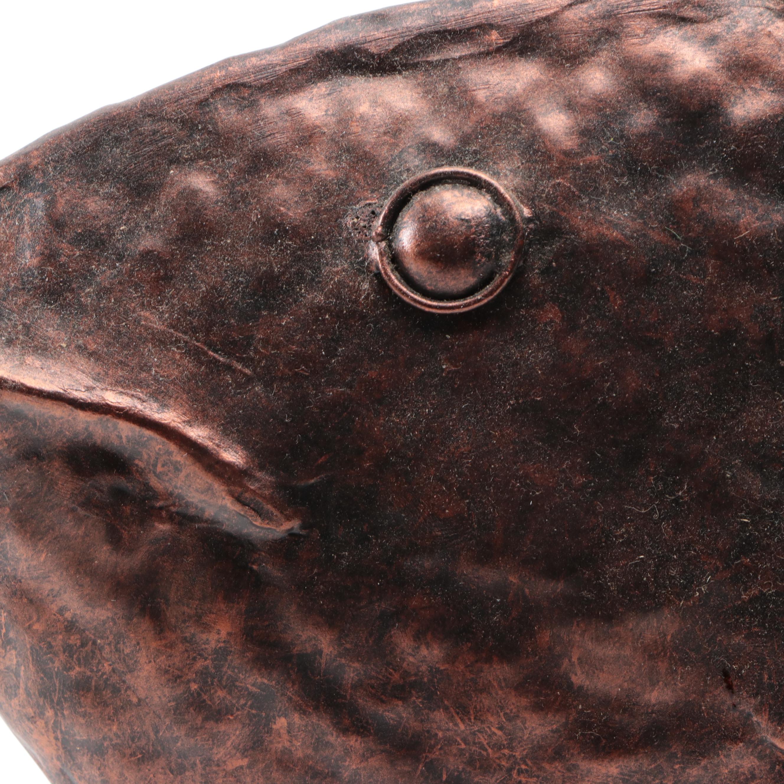 Copper Fish Watering Can