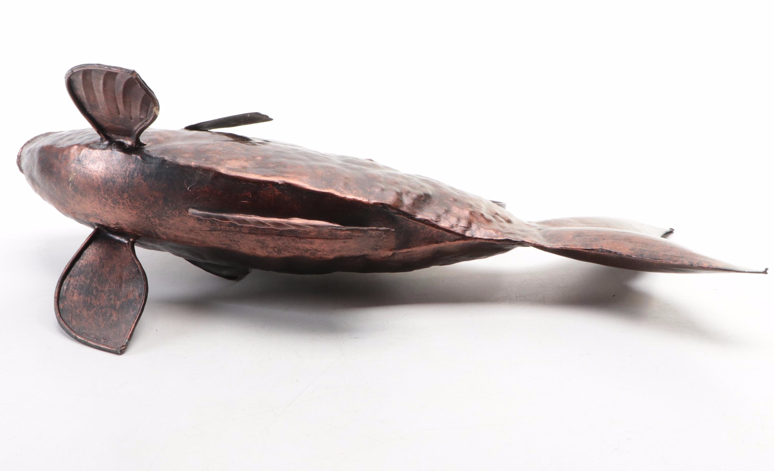 Copper Fish Watering Can