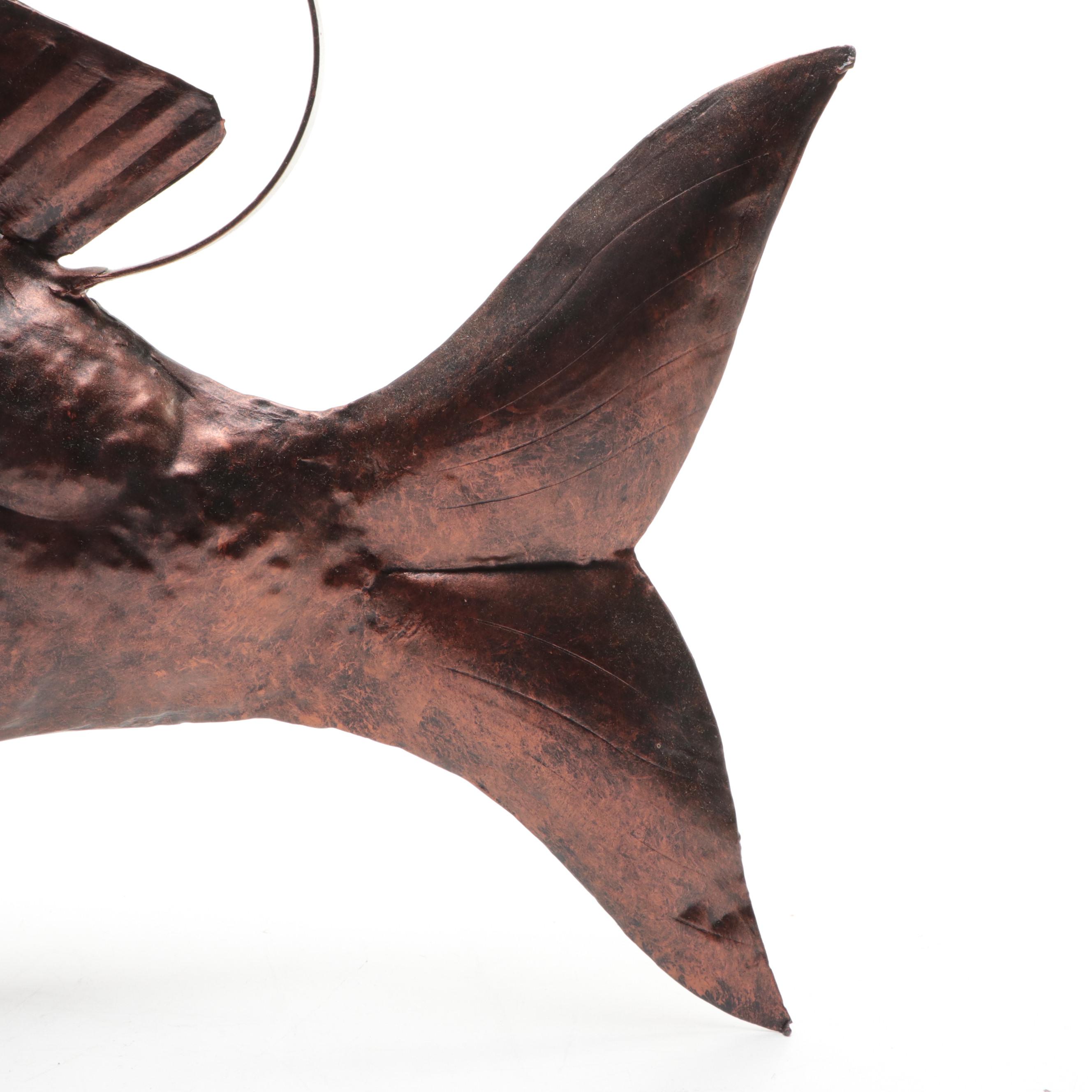 Copper Fish Watering Can