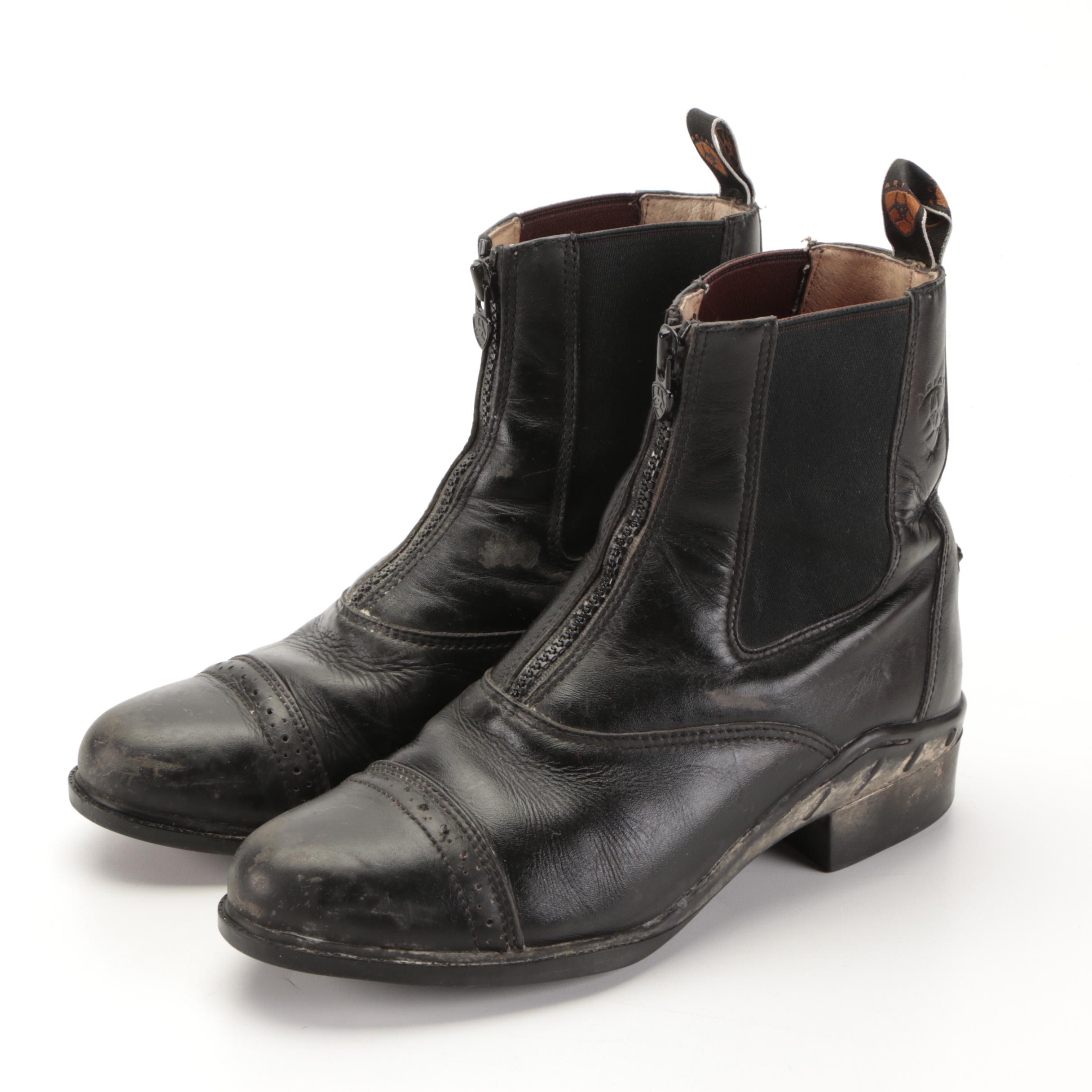Ariat Devon Pro VX Paddock Boots with Equestrian Riding Crop and More