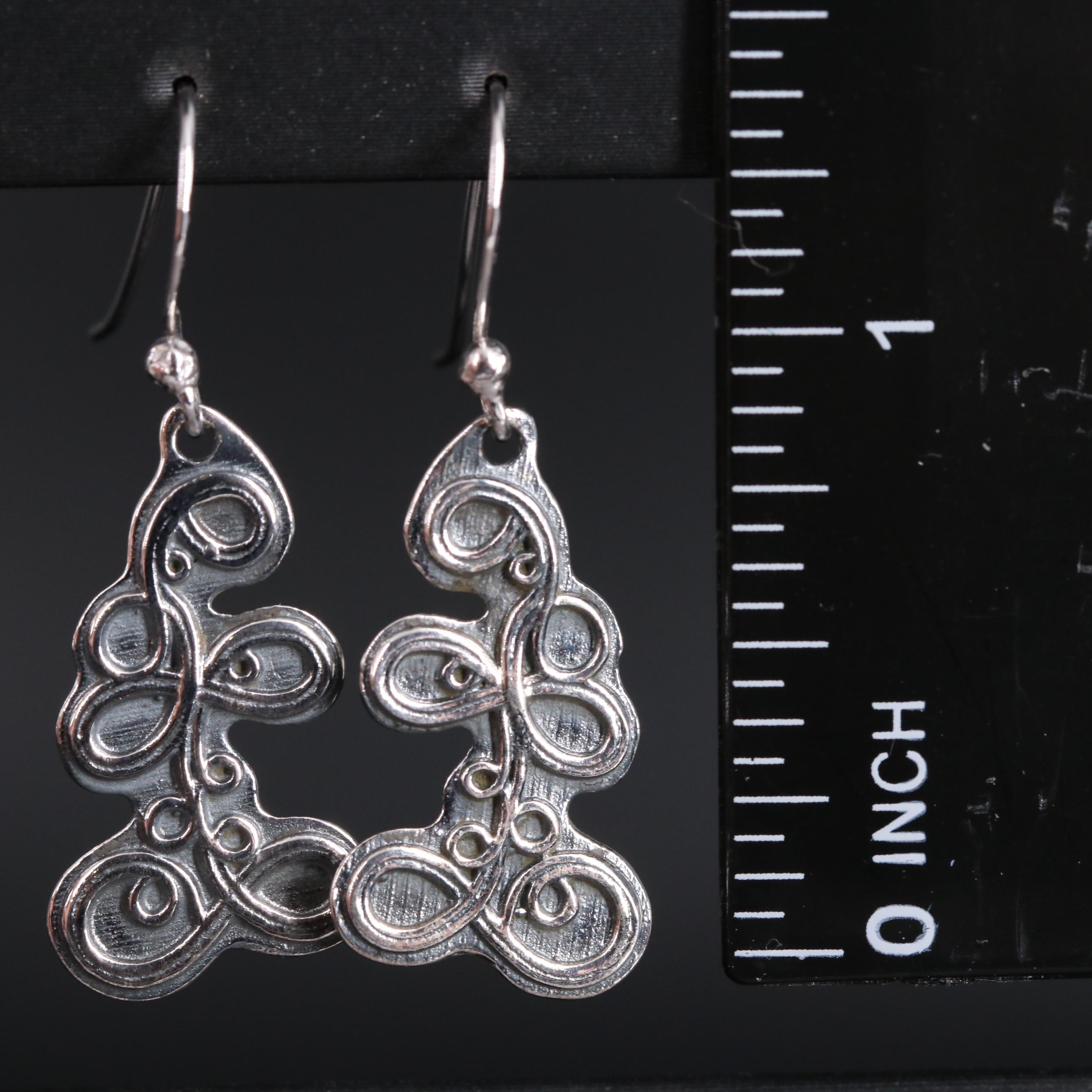 Sterling Silver Earring Collection Including Gemstones