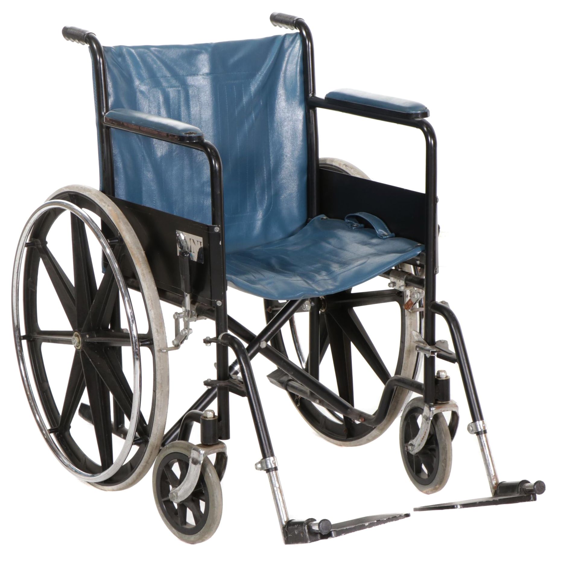 Omni Healthcare Folding Wheelchair, Late 20th Century