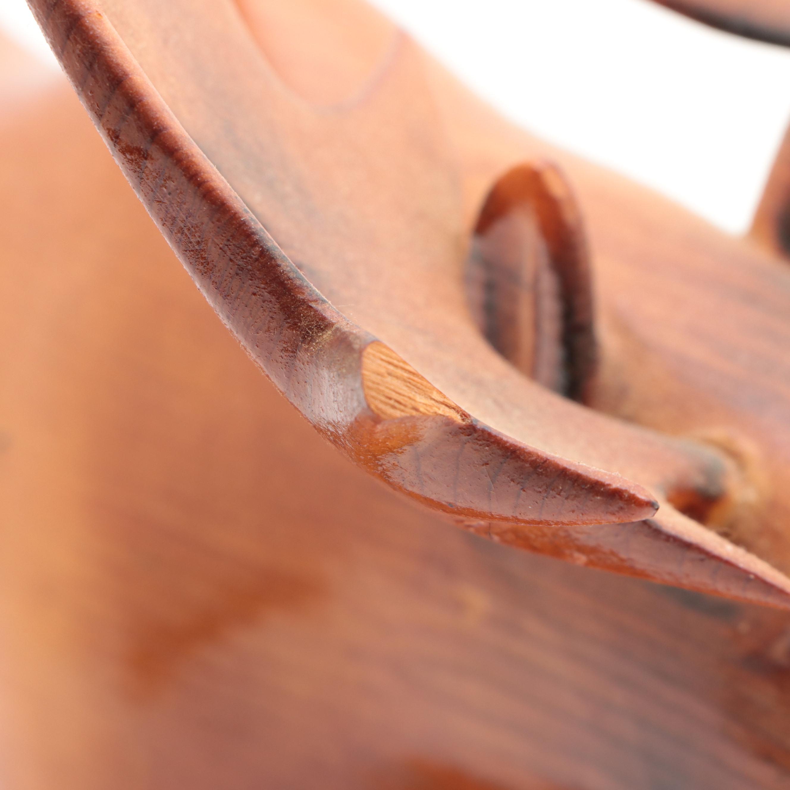 Wooden Northern Pike and Moose Figurines