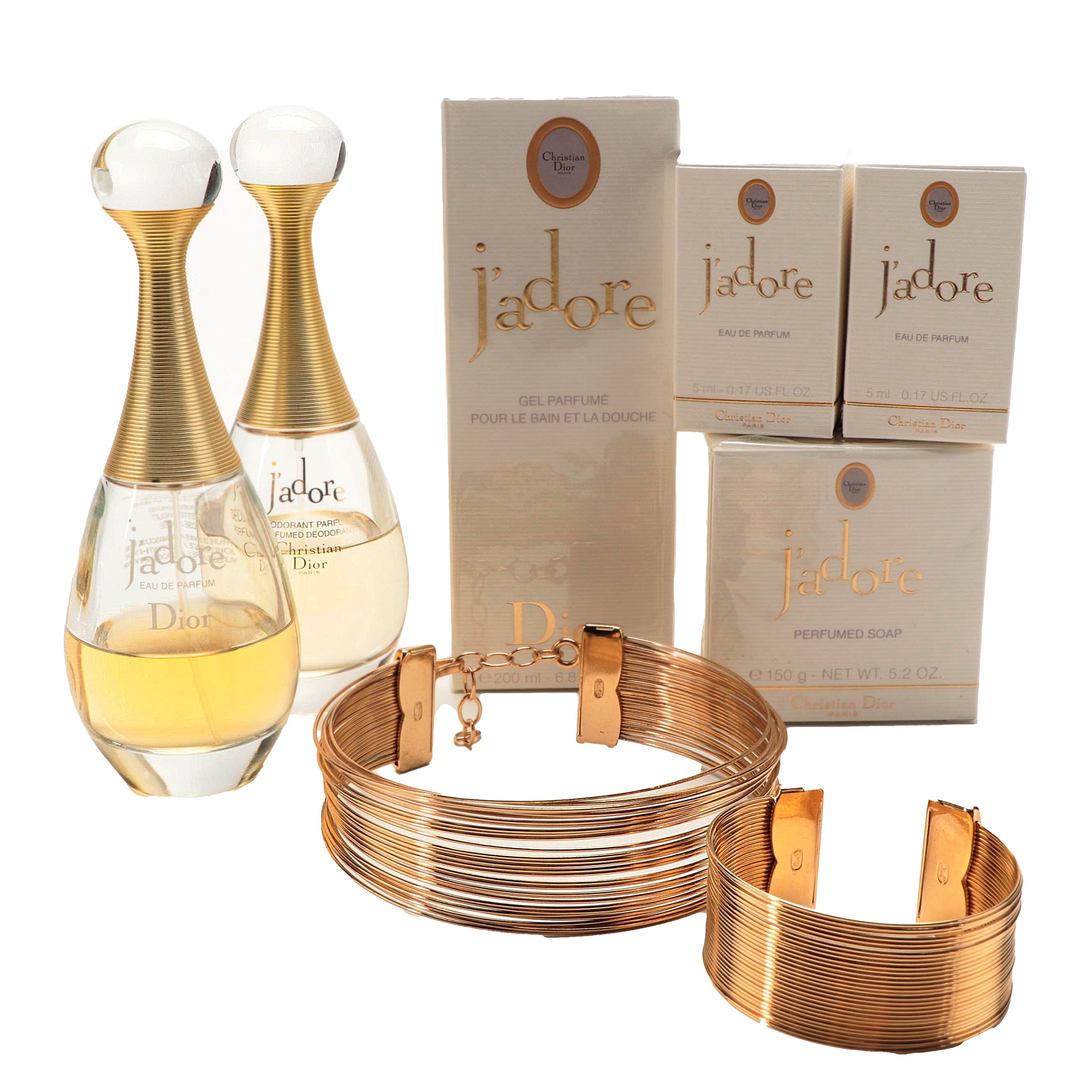 Dior J'adore Fragrance Collection with Carmen Kass Replica Jewelry