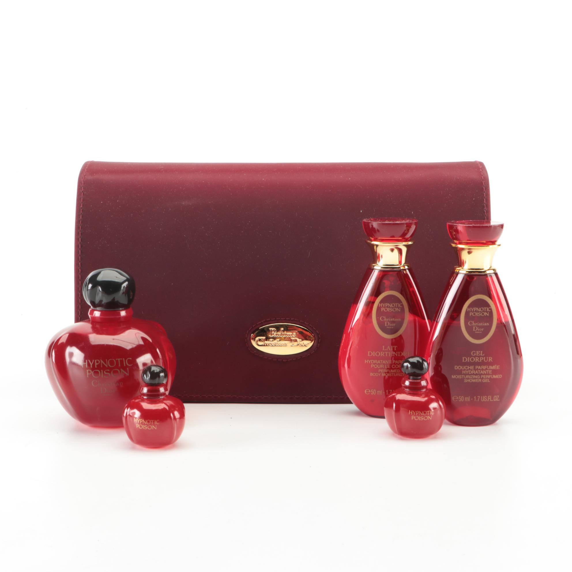 Christian Dior Hypnotic Poison Gift Set, Perfumed Candles, Boxes and Pouch