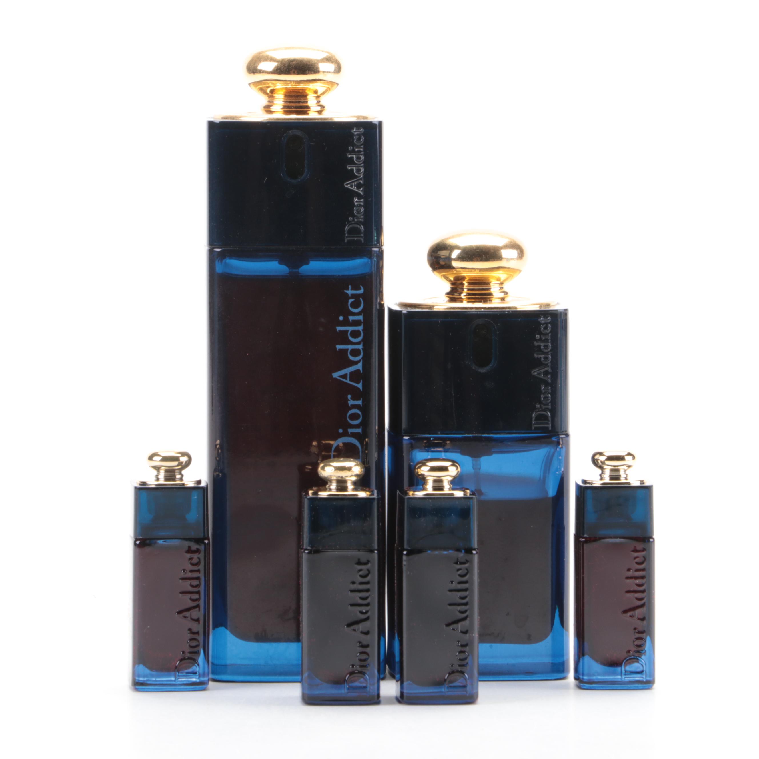Christian Dior "Dior Addict" Perfume Bottles in Various Sizes