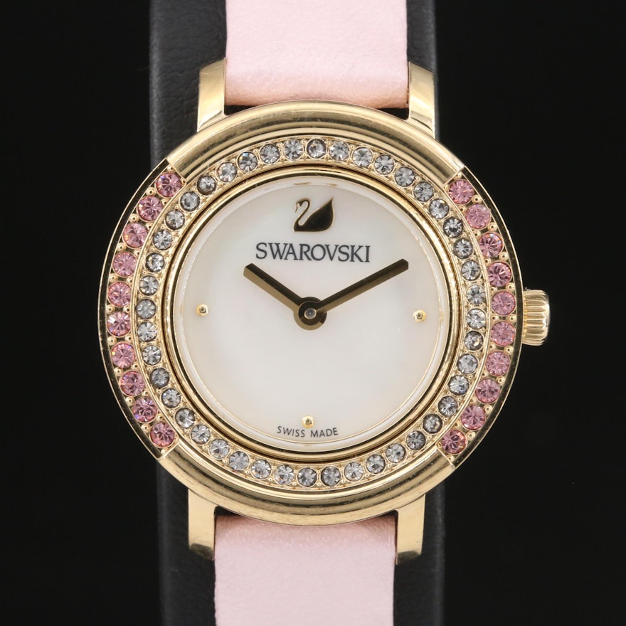 Swarovski "Playful" Mother-of-Pearl Dial Quartz Wristwatch