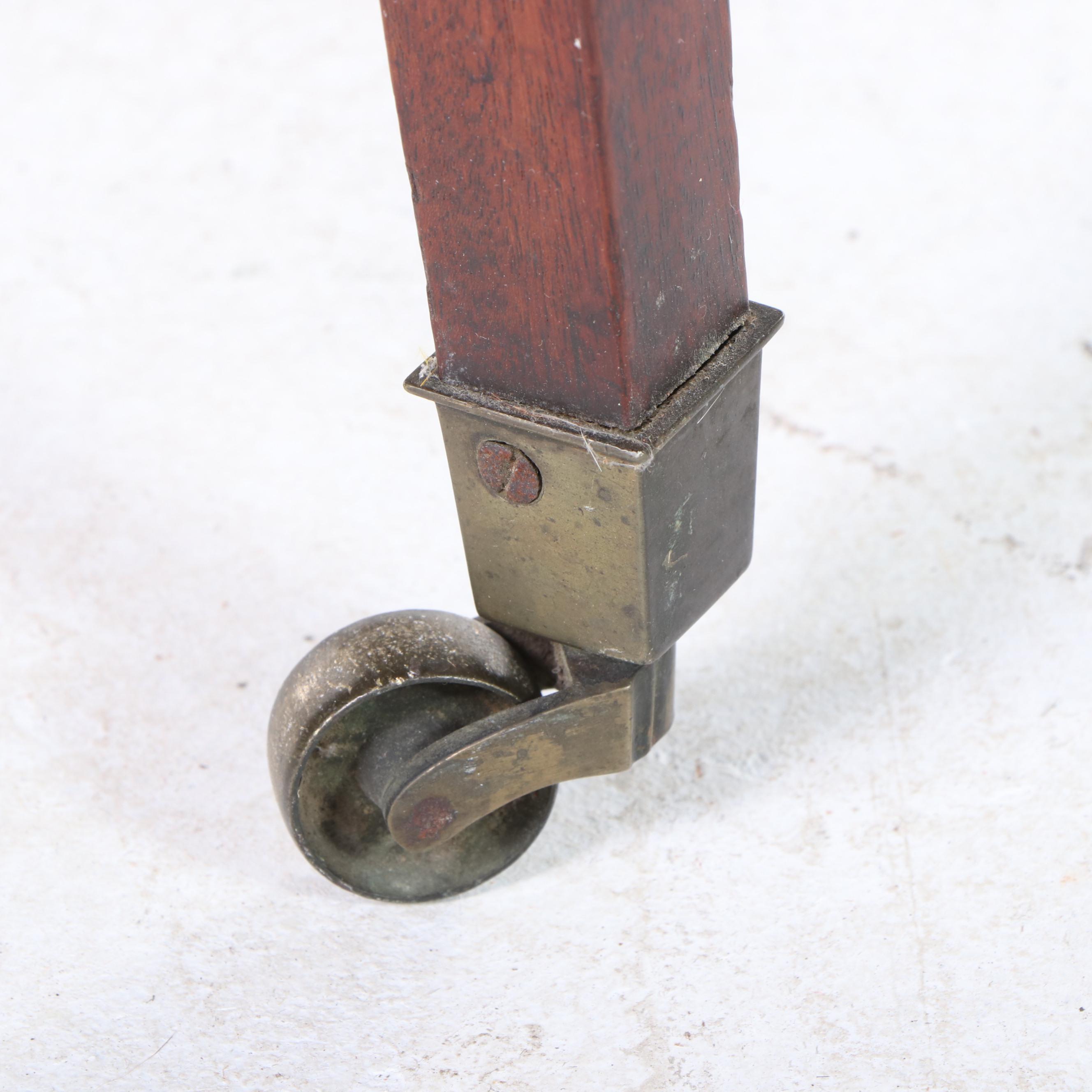 George III Plum Pudding Mahogany Cellarette-on-Stand, circa 1800