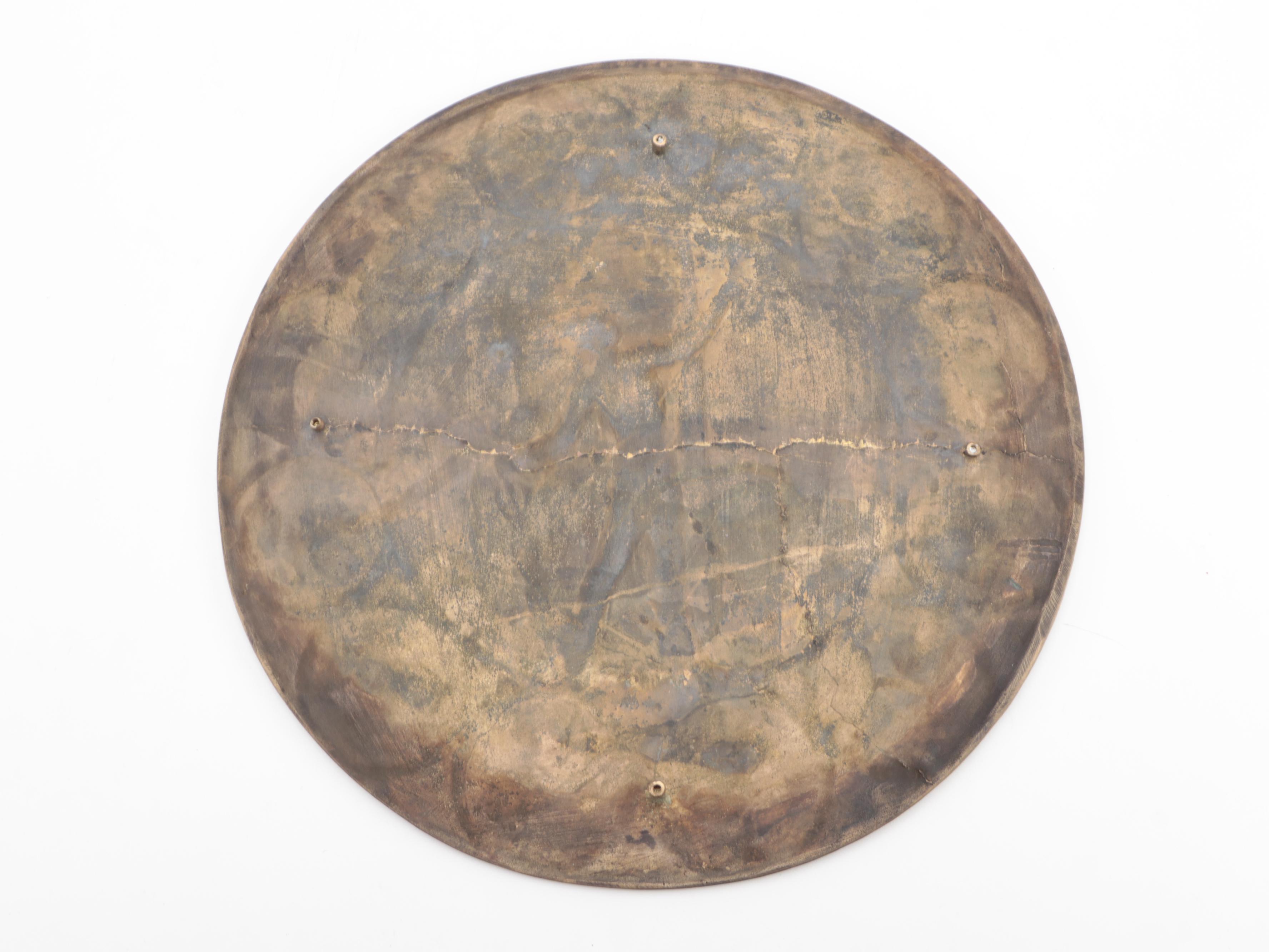 Apollo Cast Metal Commemorative Medal of First Moon Landing By Paul Vincze