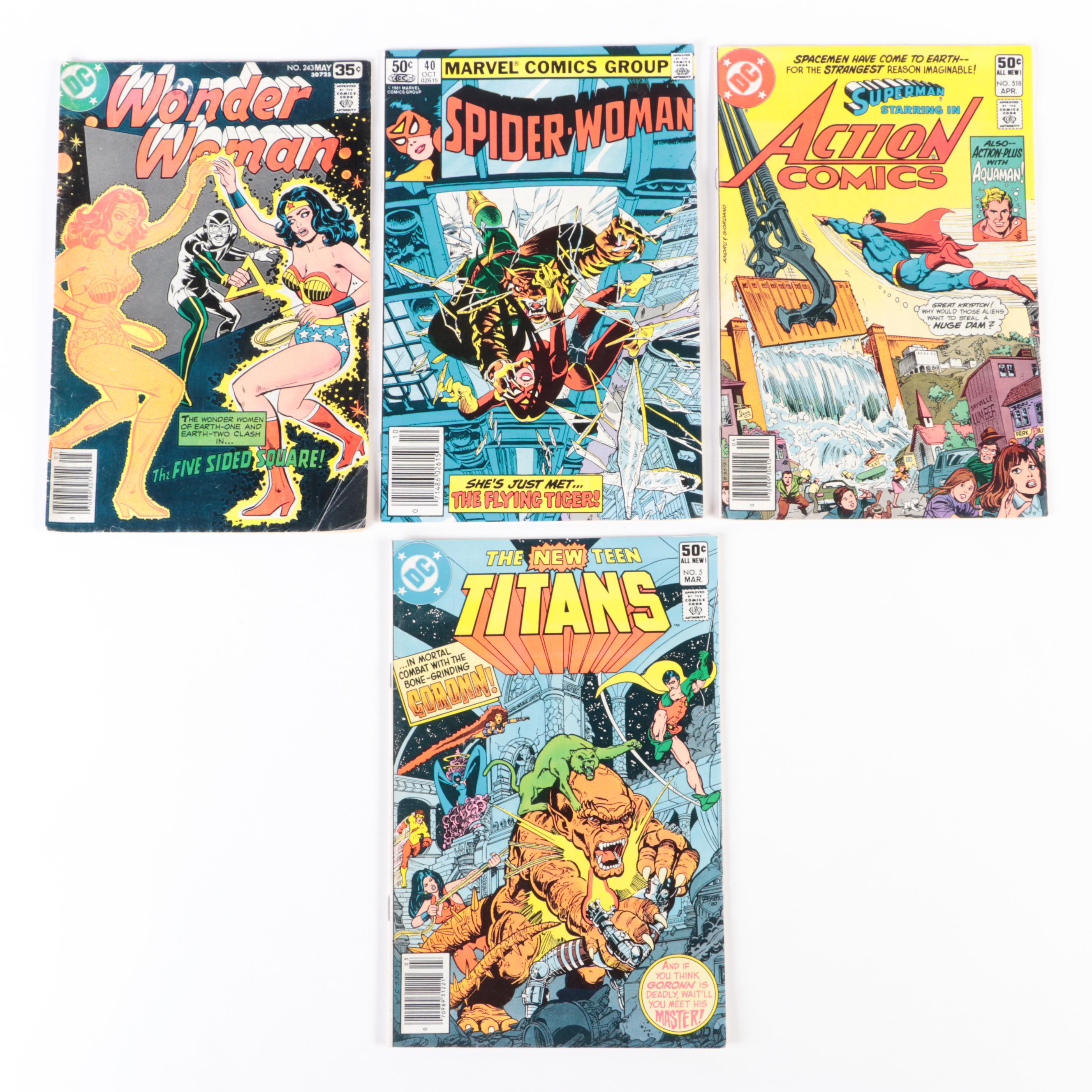 Bronze Age Marvel, DC Superman, Wonder Women, Spider-Woman and More Comic Books