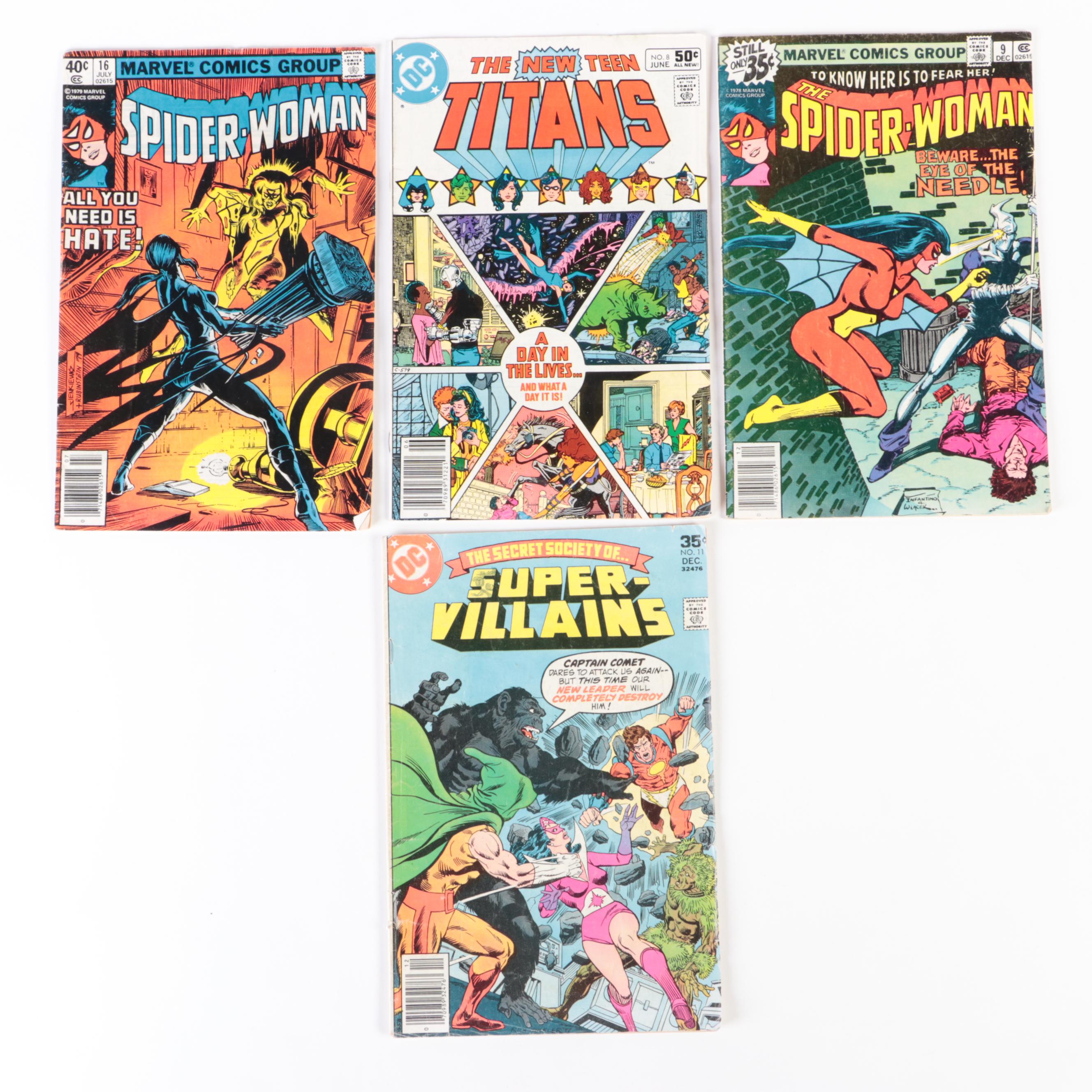 Bronze Age Marvel, DC Superman, Wonder Women, Spider-Woman and More Comic Books
