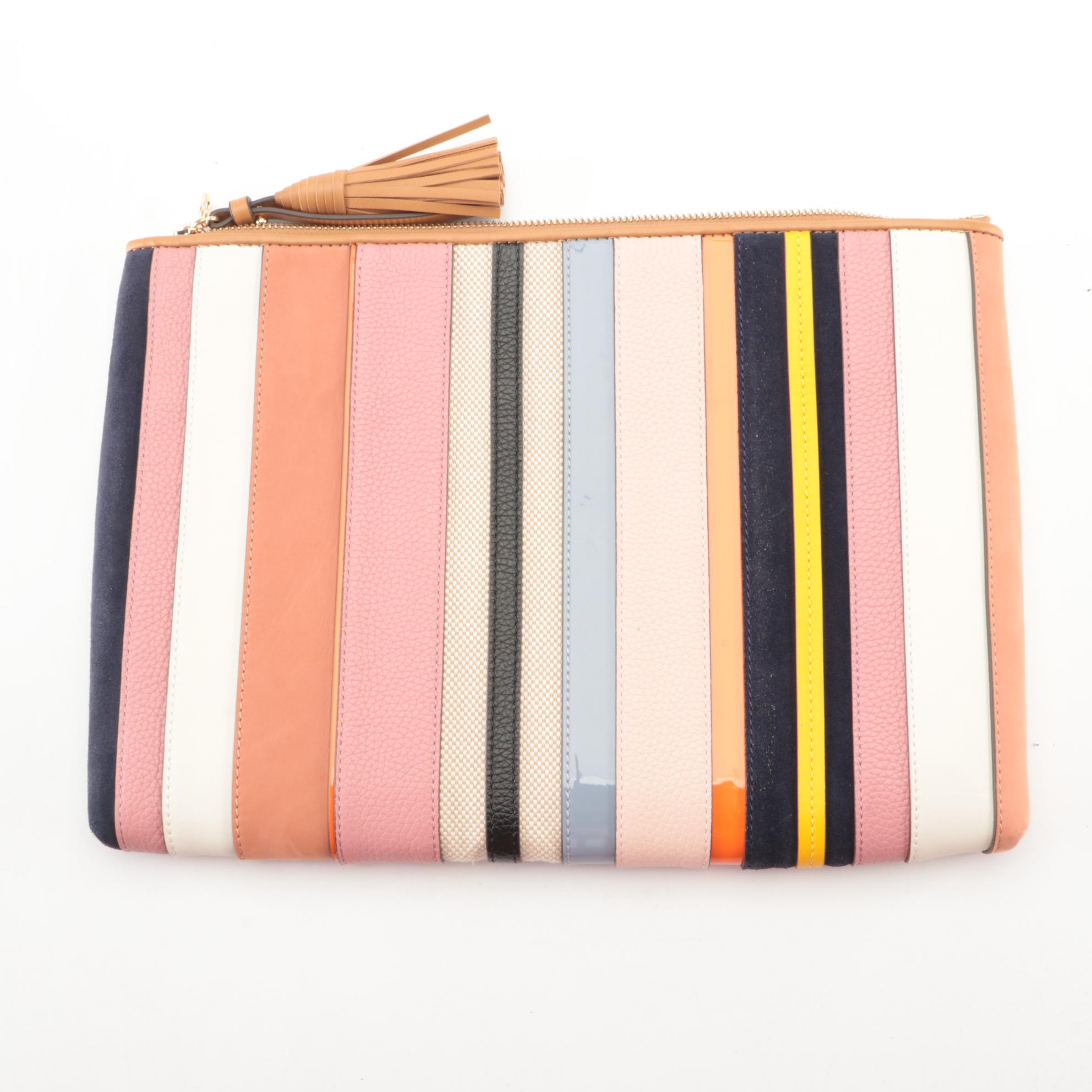 Tory Burch Mixed Leather Web Pouch and Kate Spade Padded Laptop Sleeve