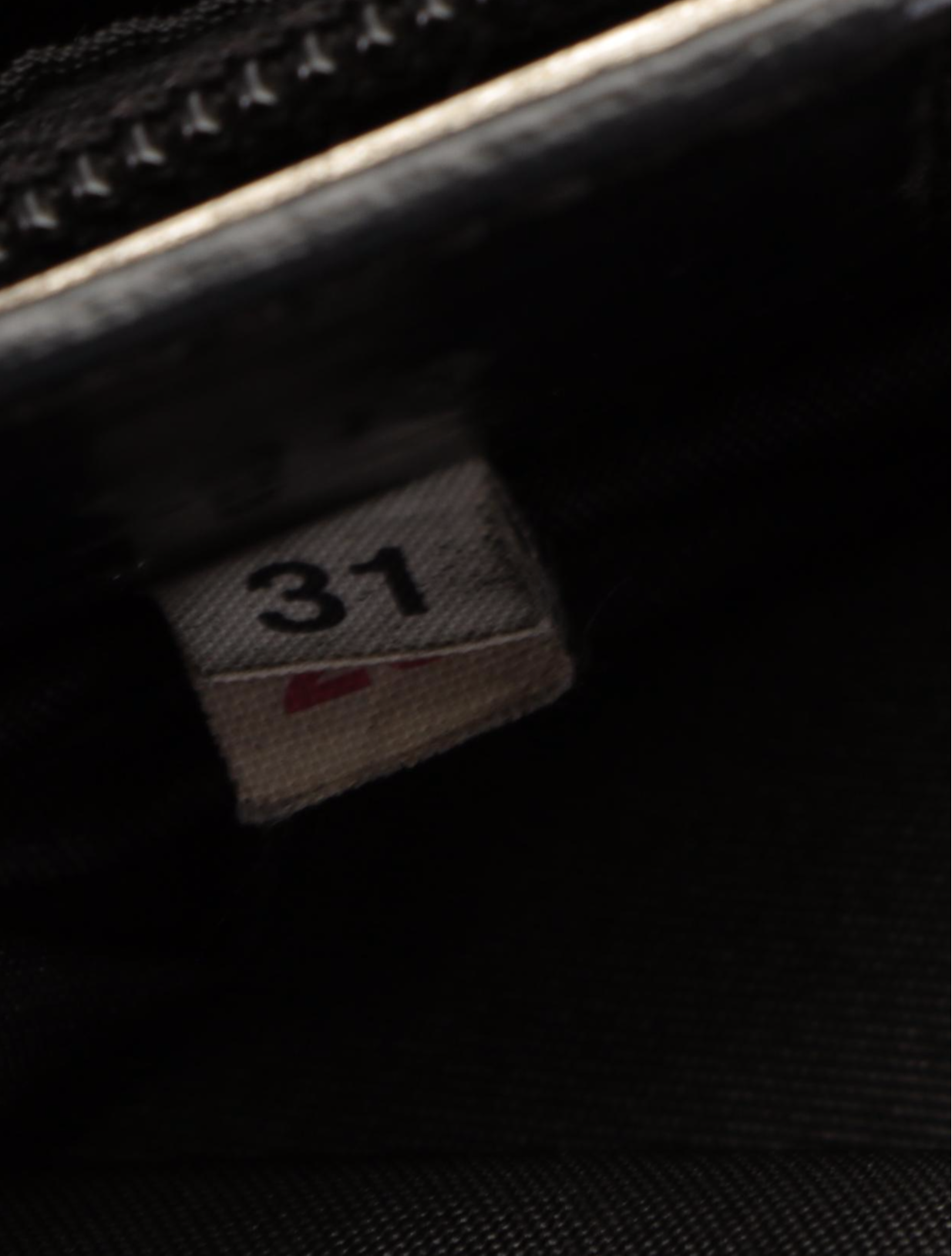 Prada Small Zip Crossbody Bag in Black Nylon Gabardine with Leather Trim