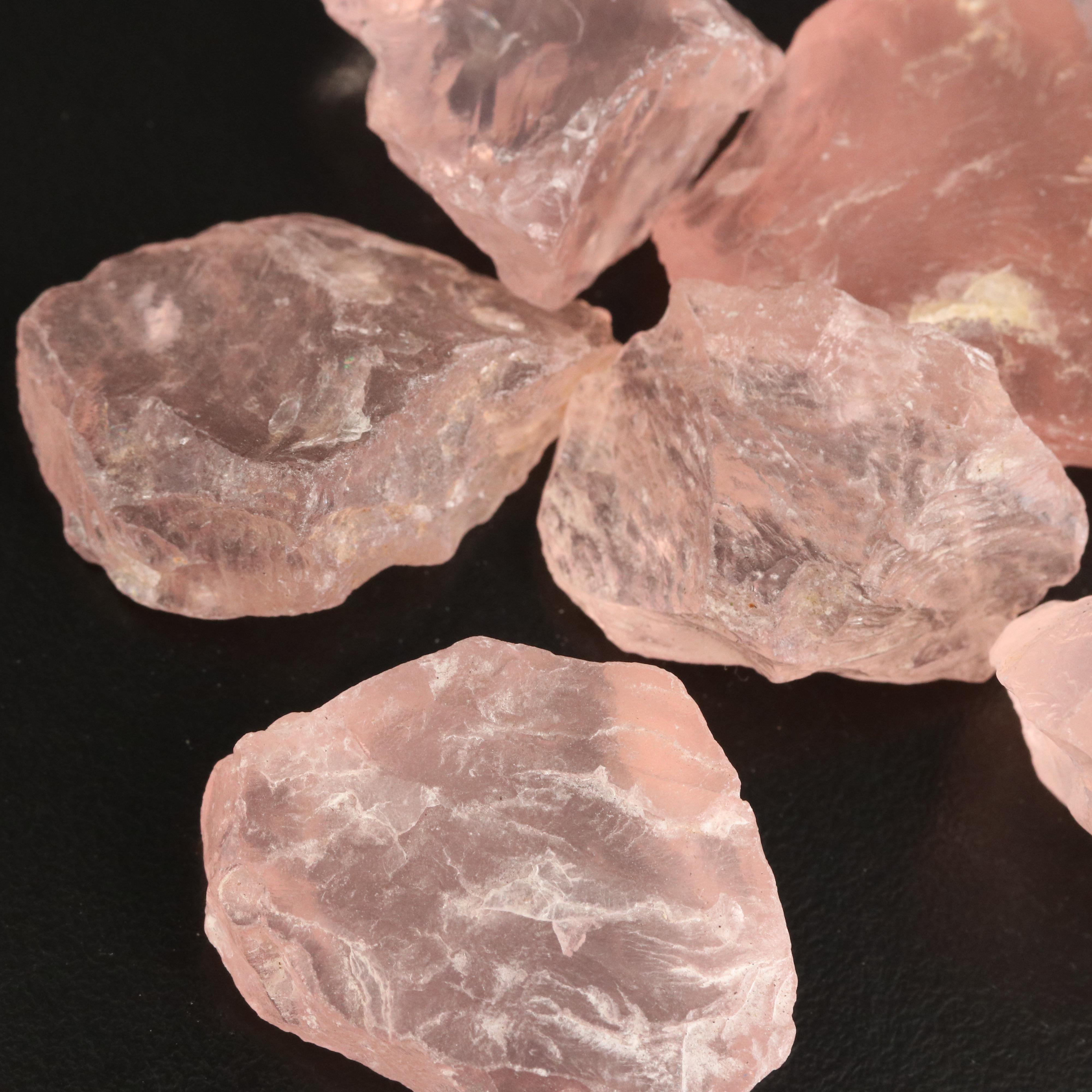 Loose Rough Rose Quartz