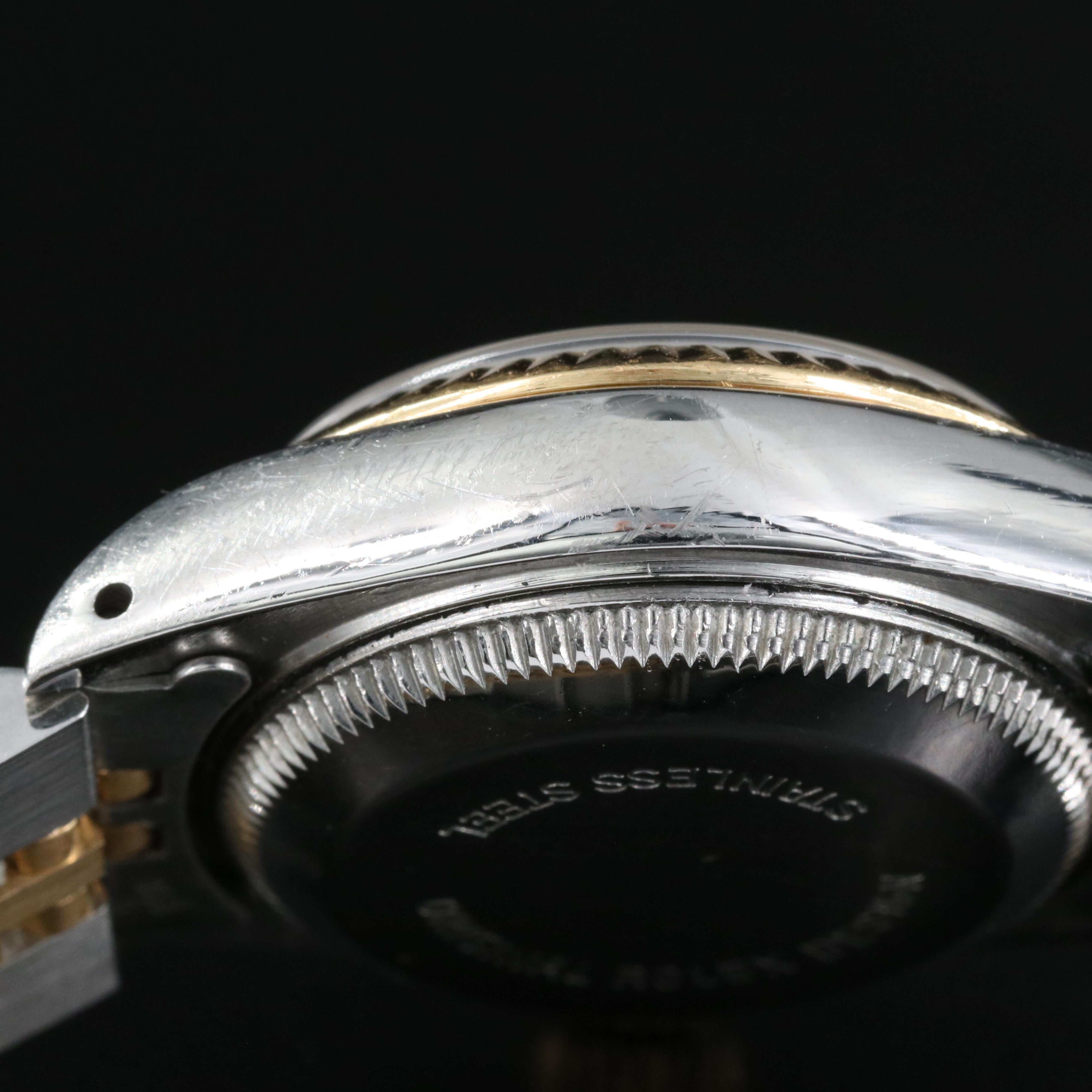 1990 Rolex Factory Diamond Dial Datejust Watch