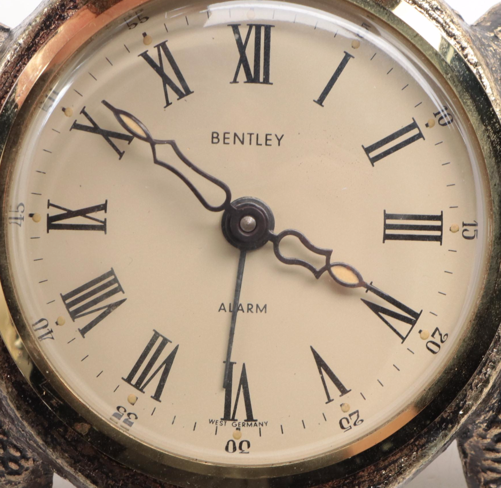 Bentley Brass Turtle Shaped Alarm Clock