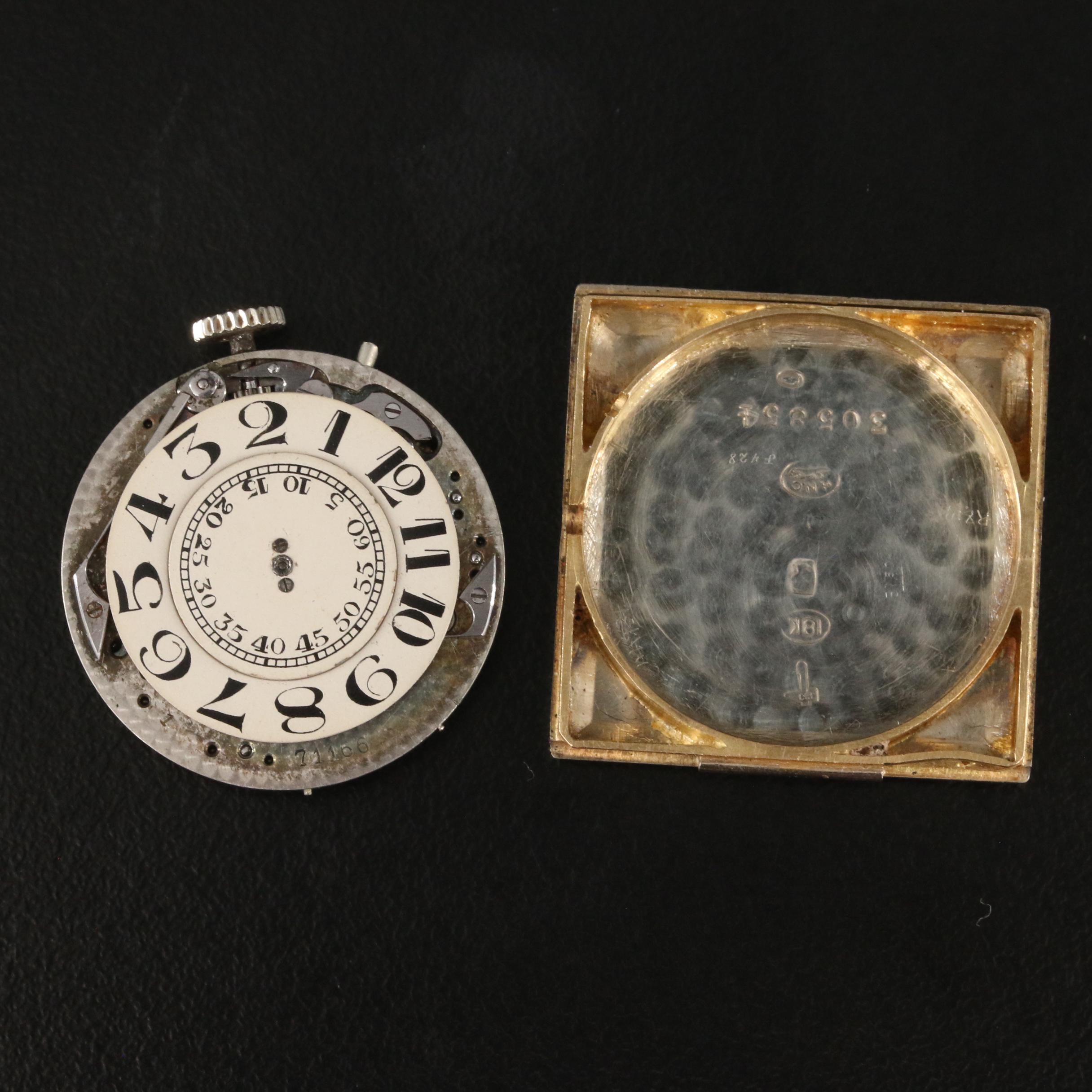 18K Tri-Color Haas Neveux Swiss Jump Hour Watch