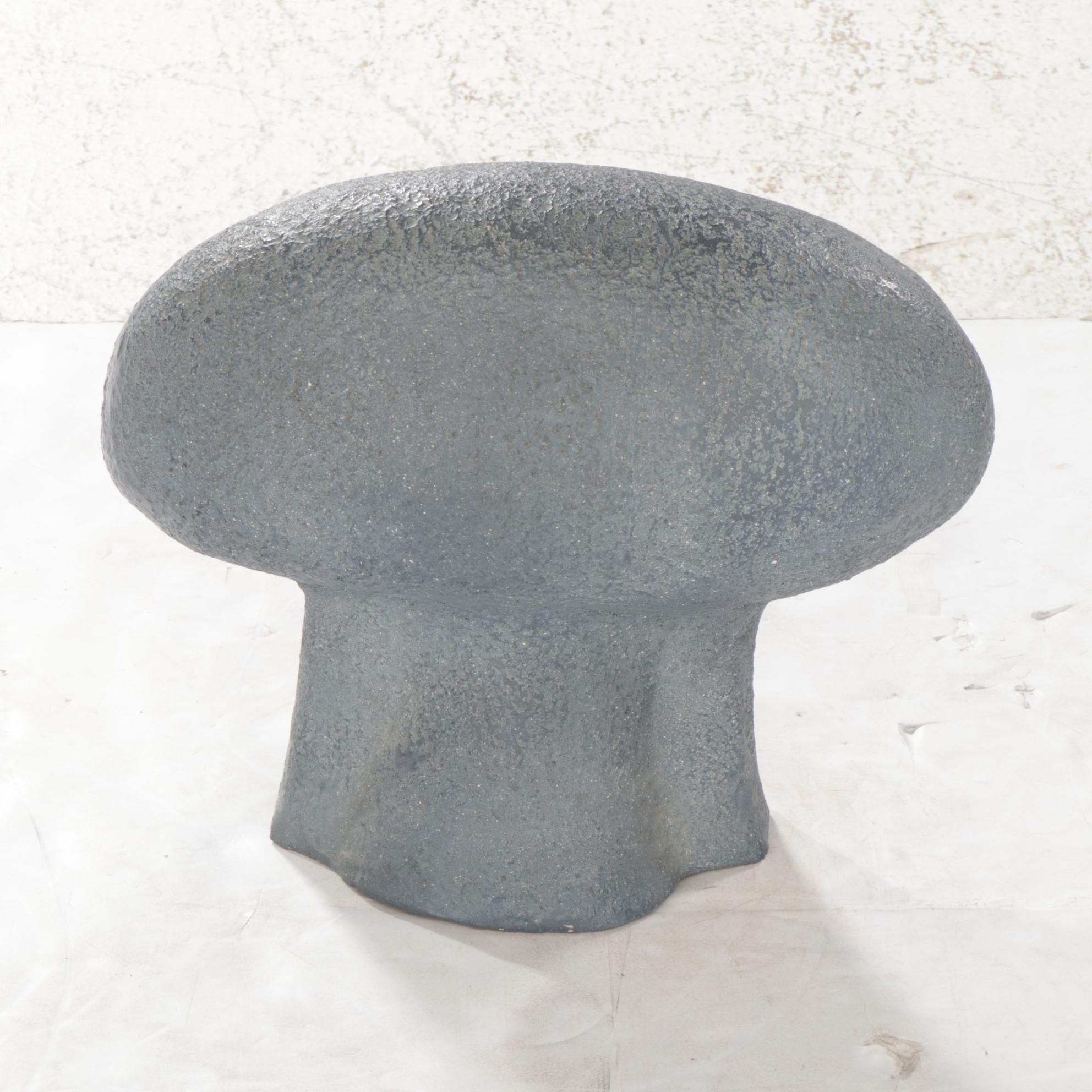 Paul Bellardo Cast Plaster Head Sculpture, Late 20th Century