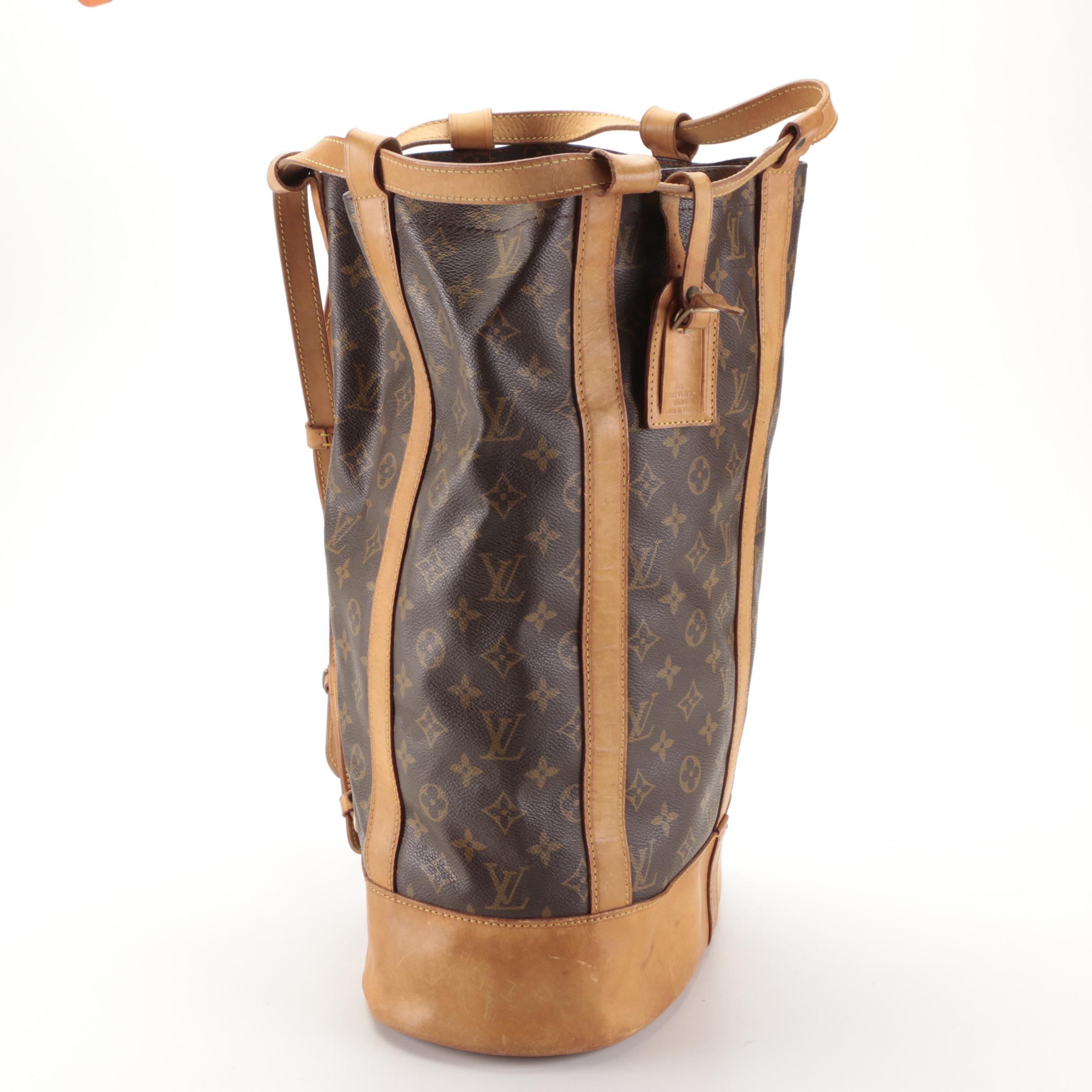 Louis Vuitton  Randonnee Backpack Bag in Monogram Canvas