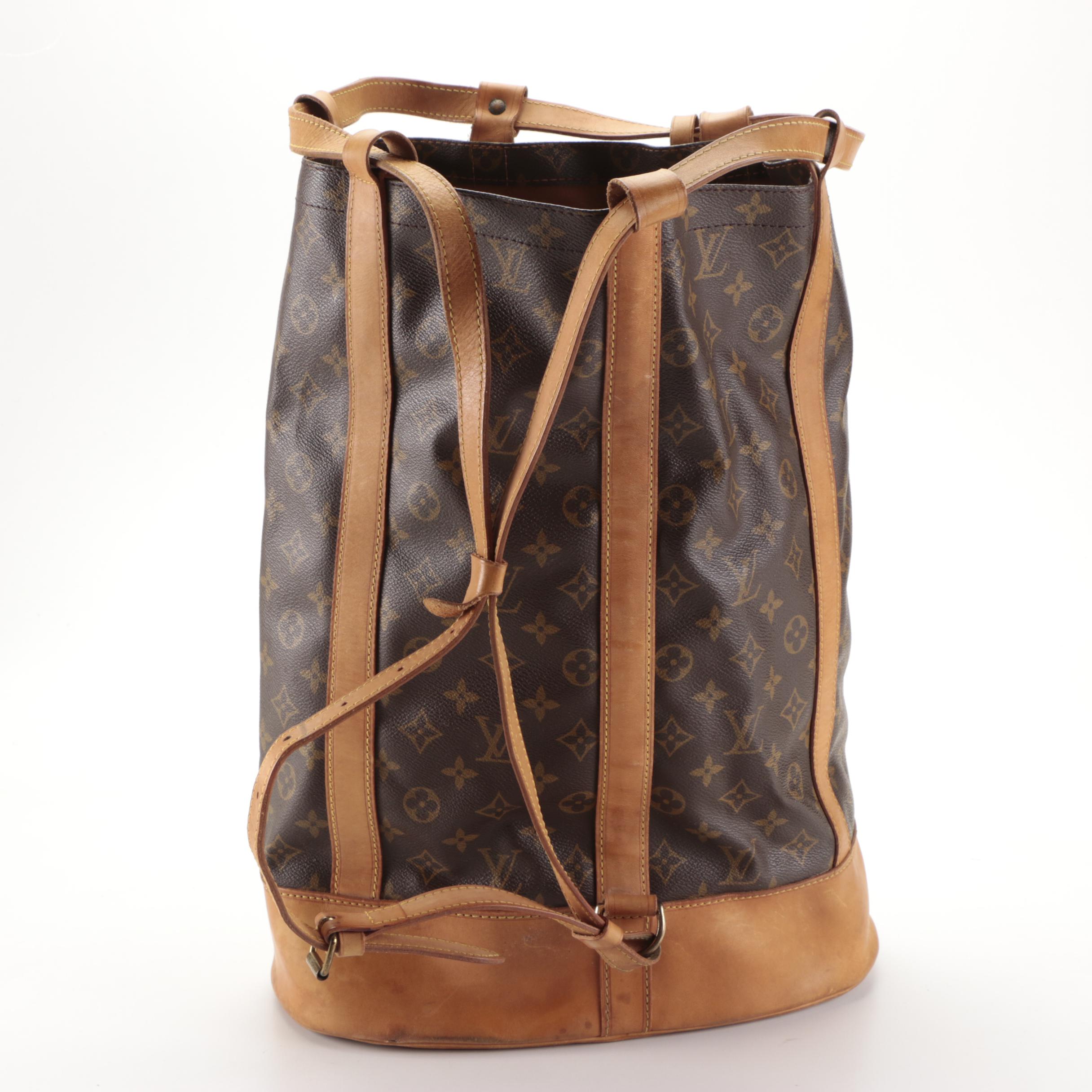 Louis Vuitton  Randonnee Backpack Bag in Monogram Canvas