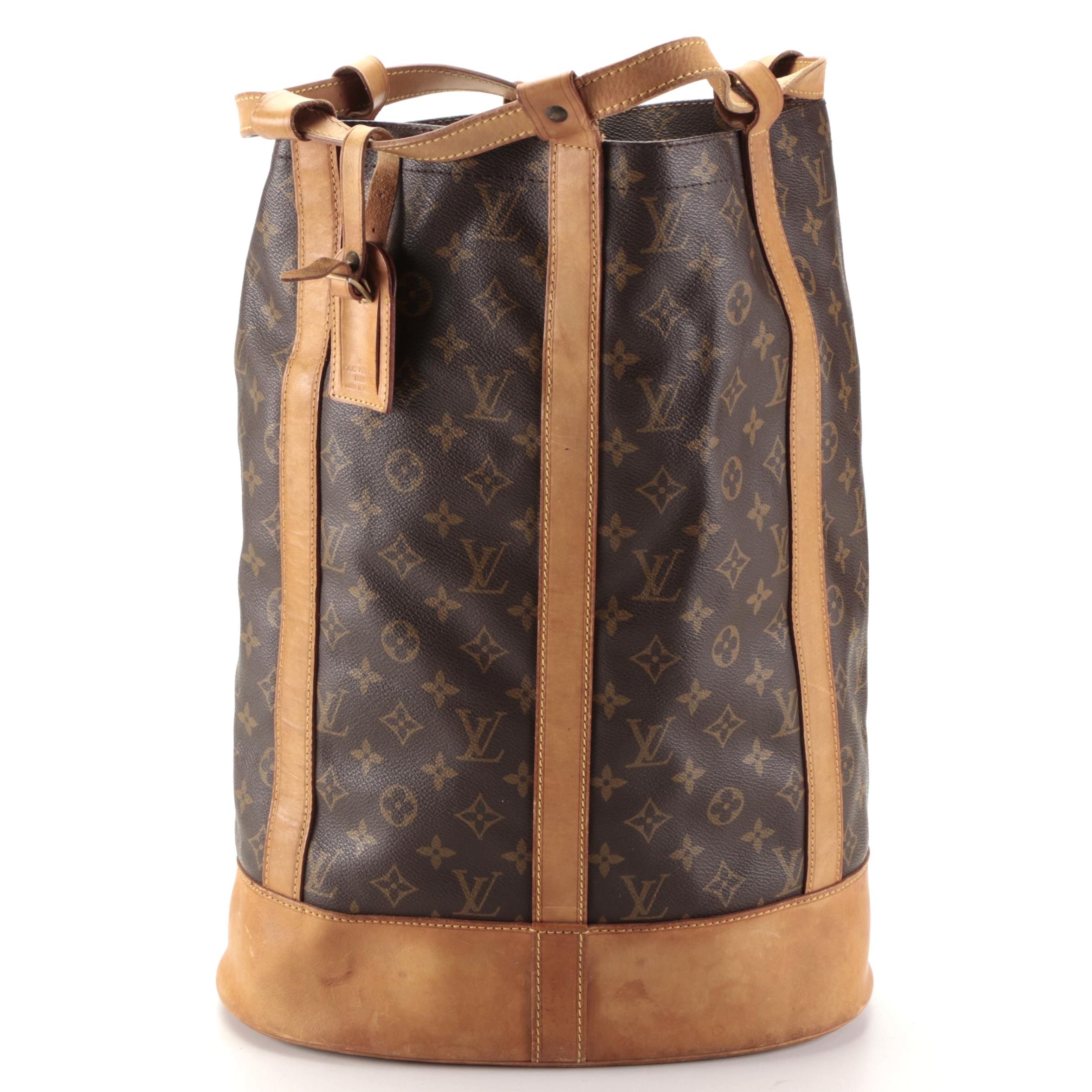 Louis Vuitton  Randonnee Backpack Bag in Monogram Canvas